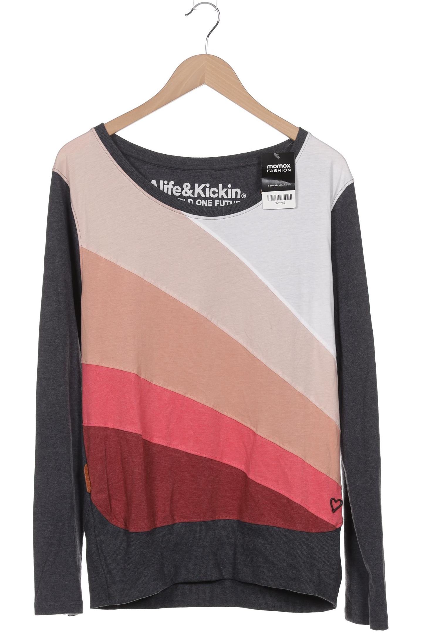 

Alife & Kickin Damen Langarmshirt, mehrfarbig, Gr. 46