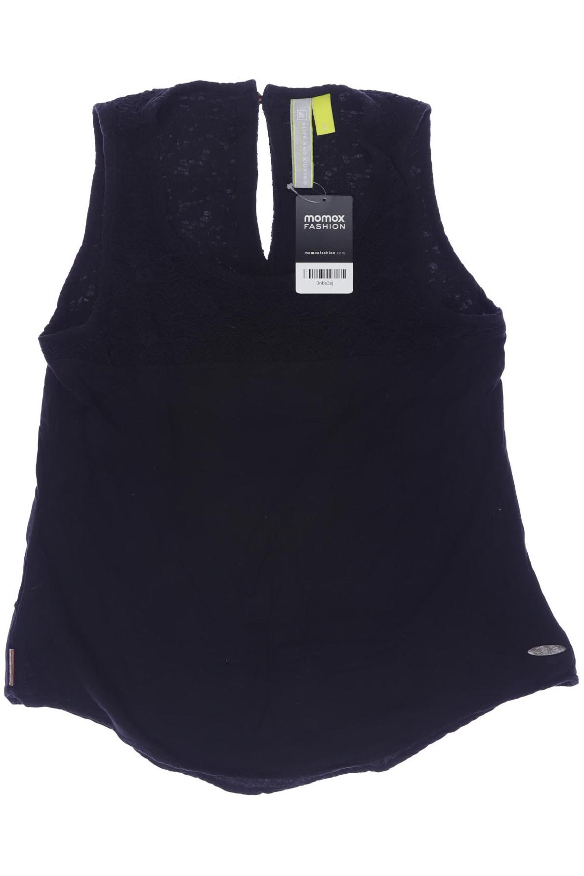 

Alife & Kickin Damen Top, schwarz, Gr. 42