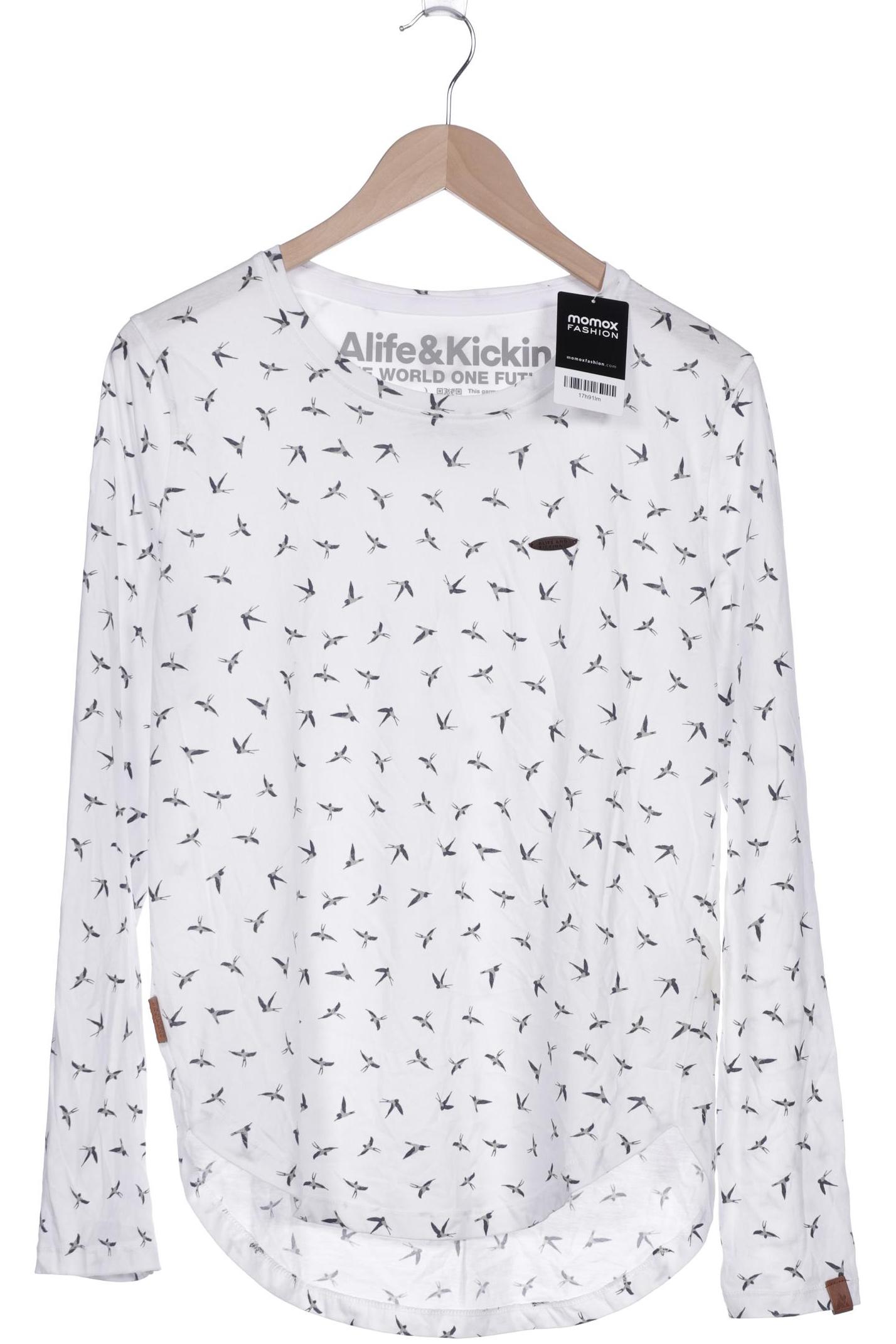 

Alife & Kickin Damen Langarmshirt, weiß