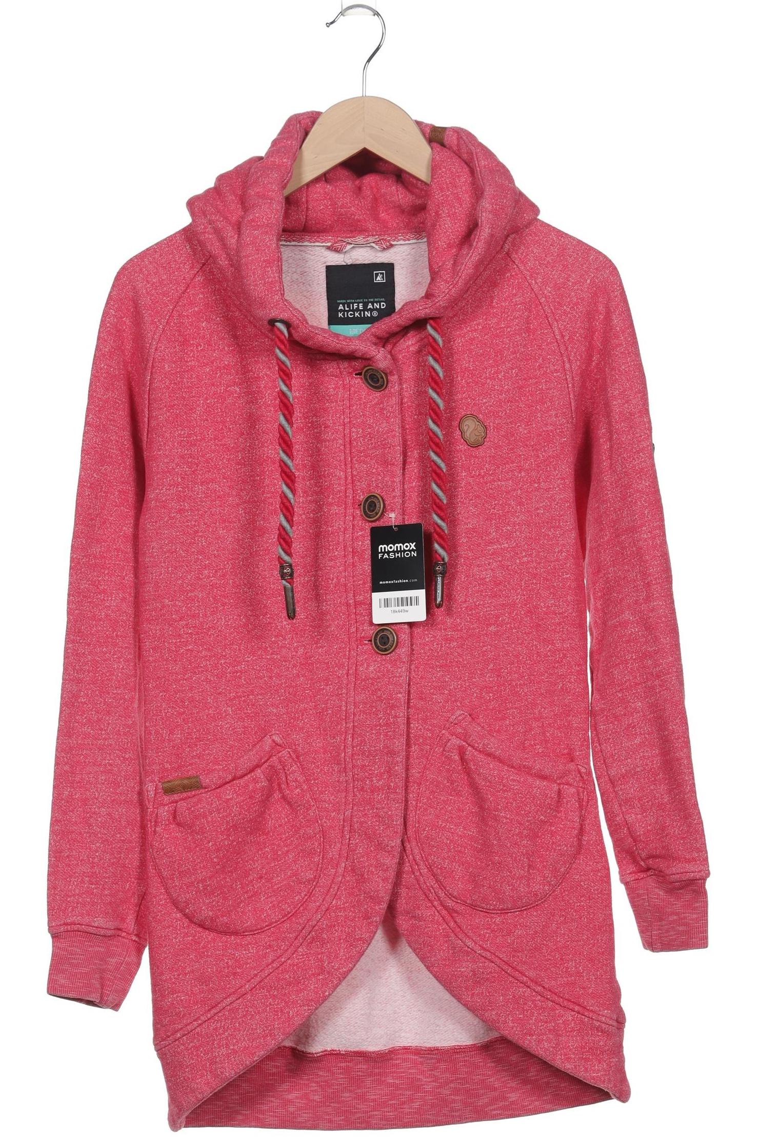 

Alife & Kickin Damen Kapuzenpullover, pink, Gr. 38