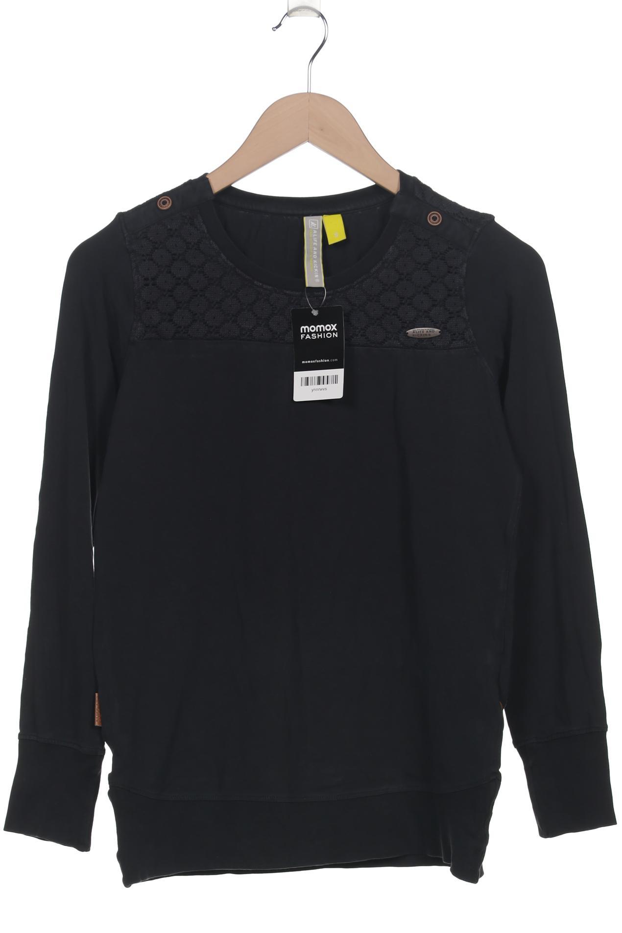 

Alife & Kickin Damen Langarmshirt, schwarz, Gr. 36