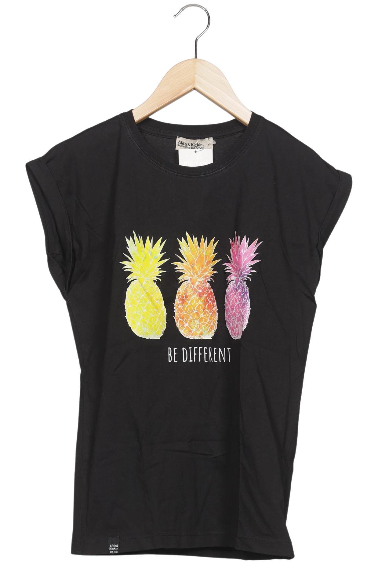 

Alife & Kickin Damen T-Shirt, schwarz, Gr. 34