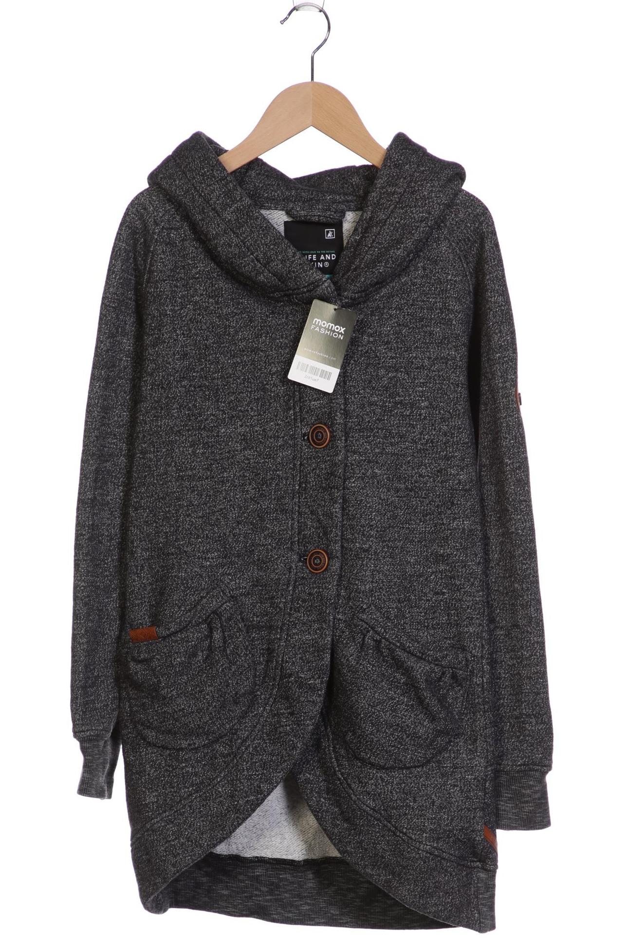 

Alife & Kickin Damen Kapuzenpullover, grau