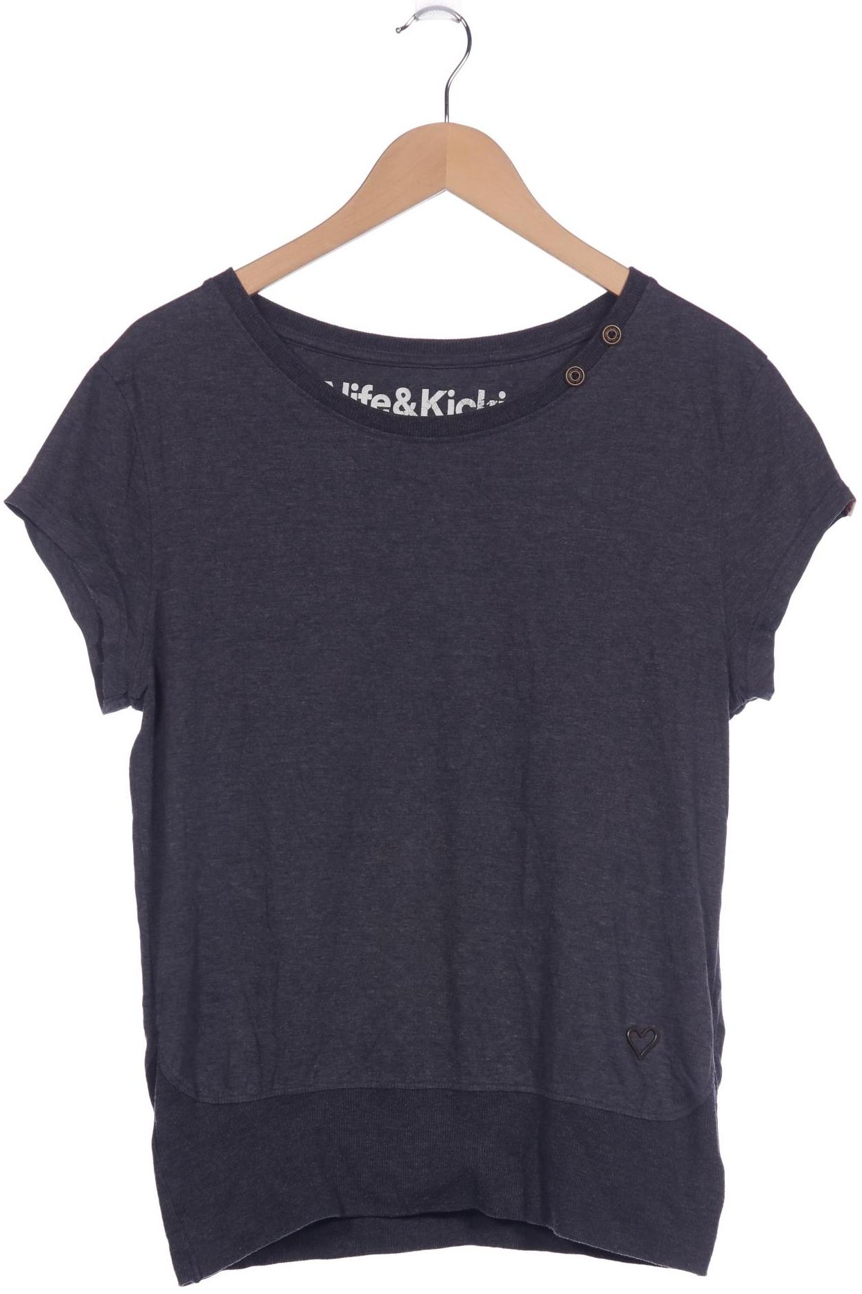 

Alife & Kickin Damen T-Shirt, grau, Gr. 42