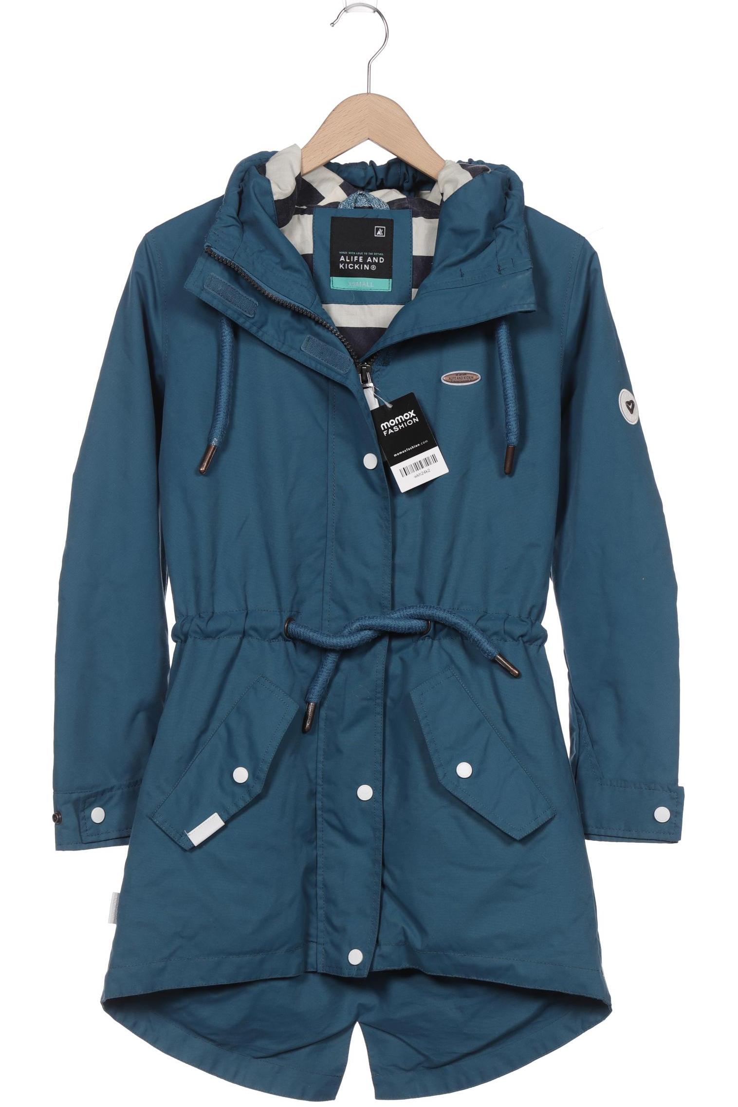 

Alife & Kickin Damen Mantel, blau, Gr. 34