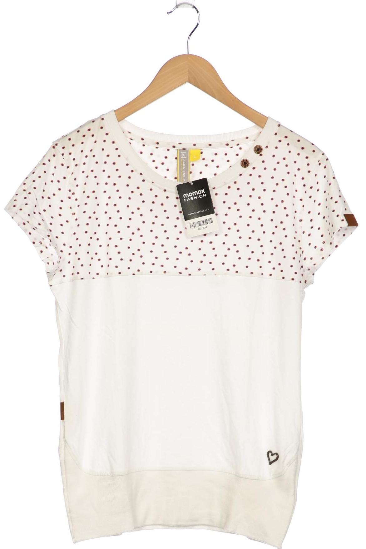 

Alife & Kickin Damen T-Shirt, weiß, Gr. 42
