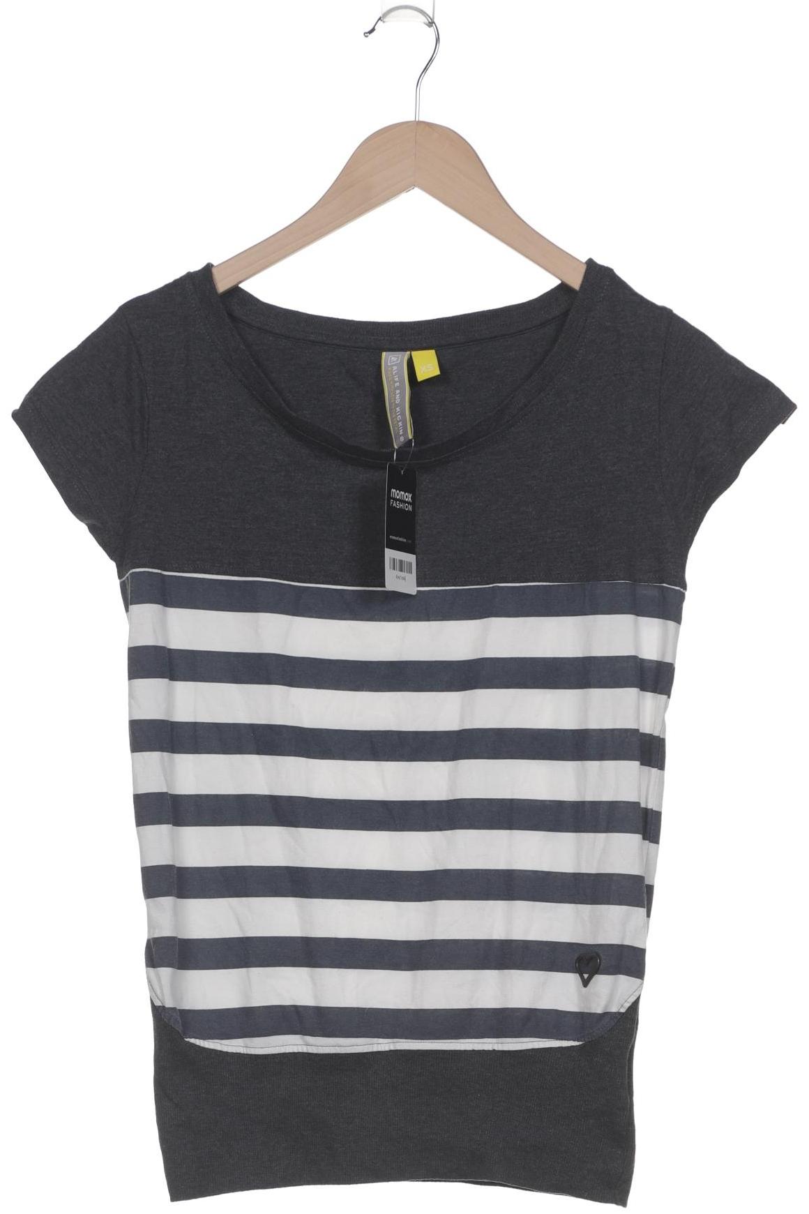

Alife & Kickin Damen T-Shirt, grau, Gr. 34