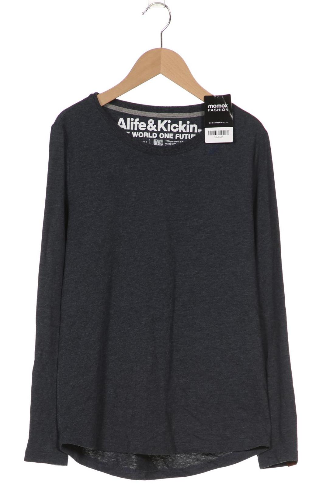 

Alife & Kickin Damen Langarmshirt, grau, Gr. 36