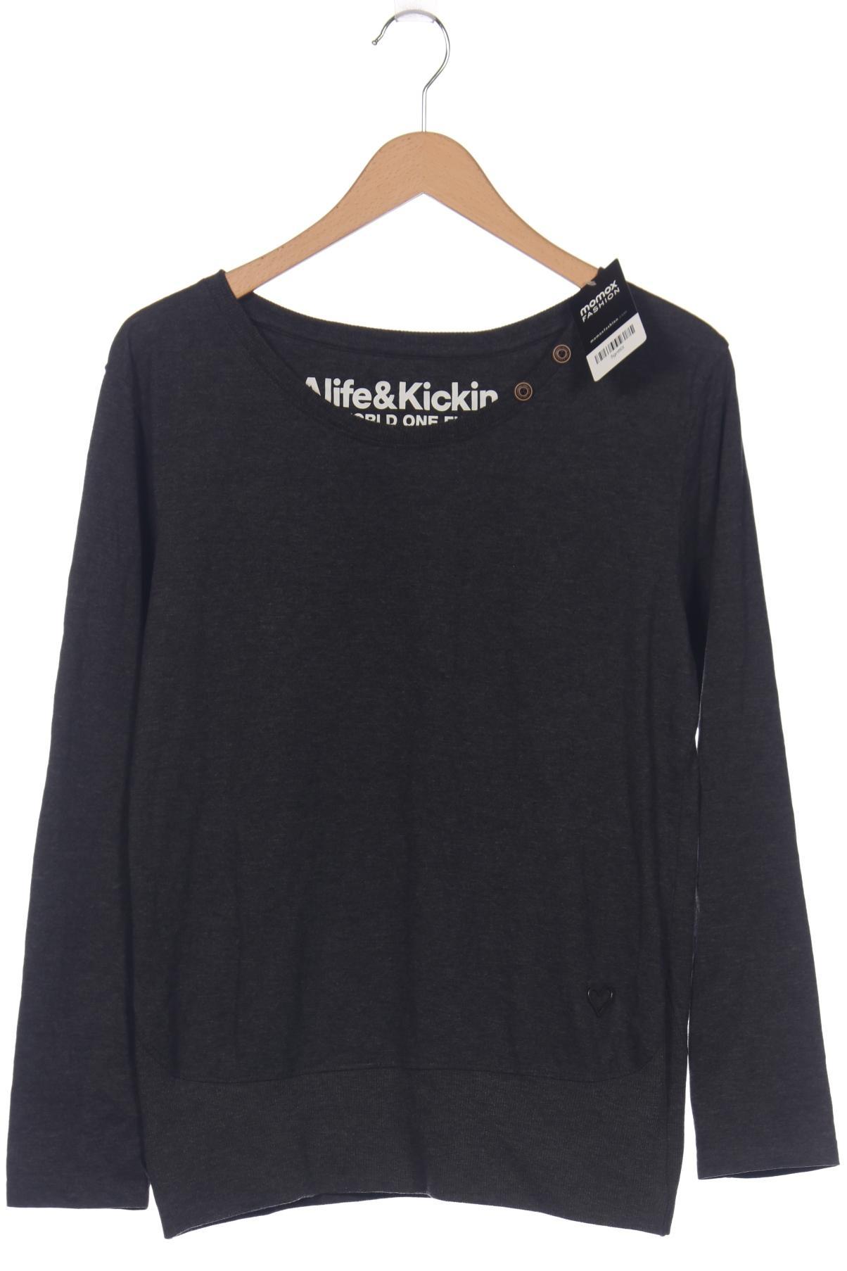 

Alife & Kickin Damen Langarmshirt, grau, Gr. 42