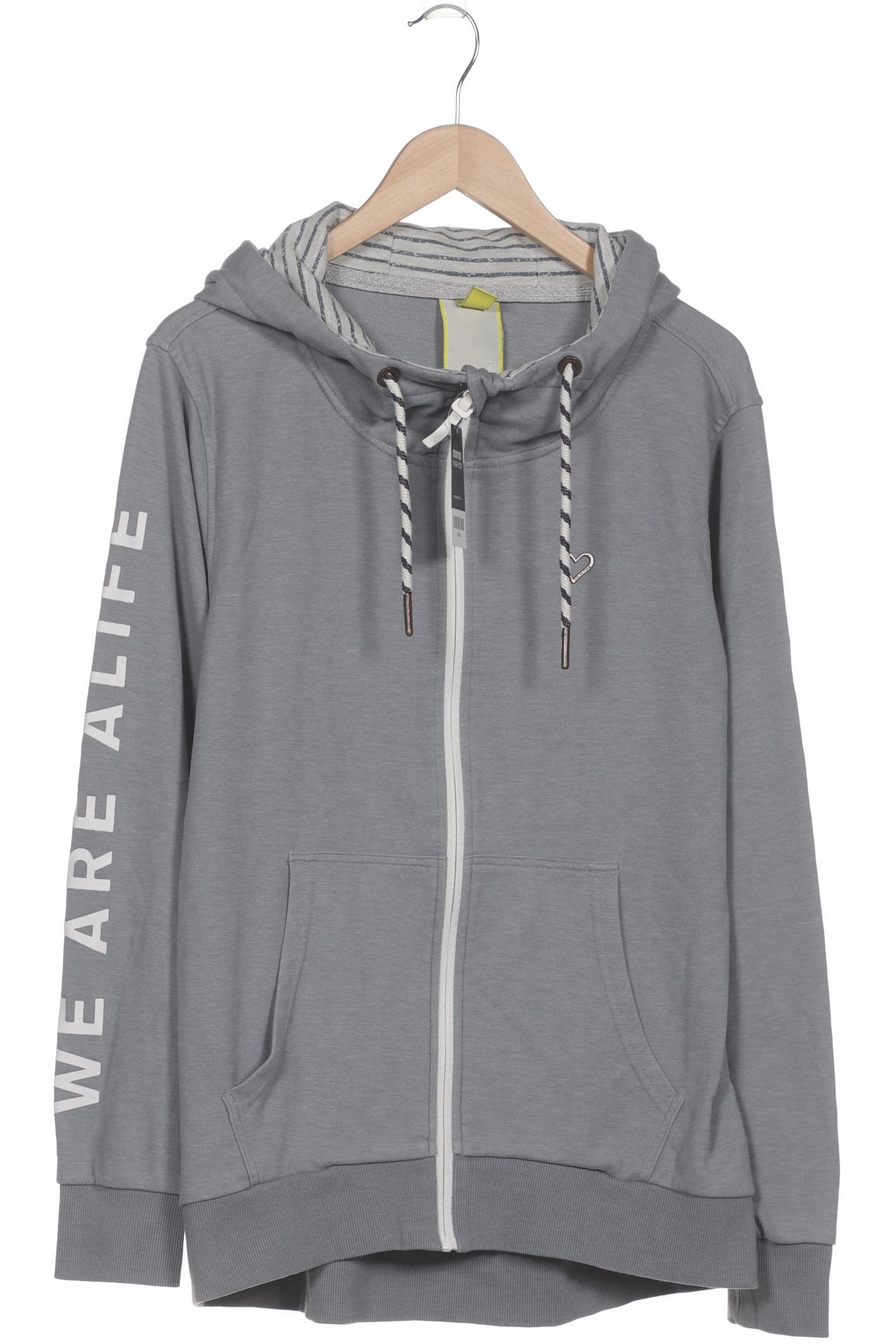 

Alife & Kickin Damen Kapuzenpullover, grau, Gr. 46
