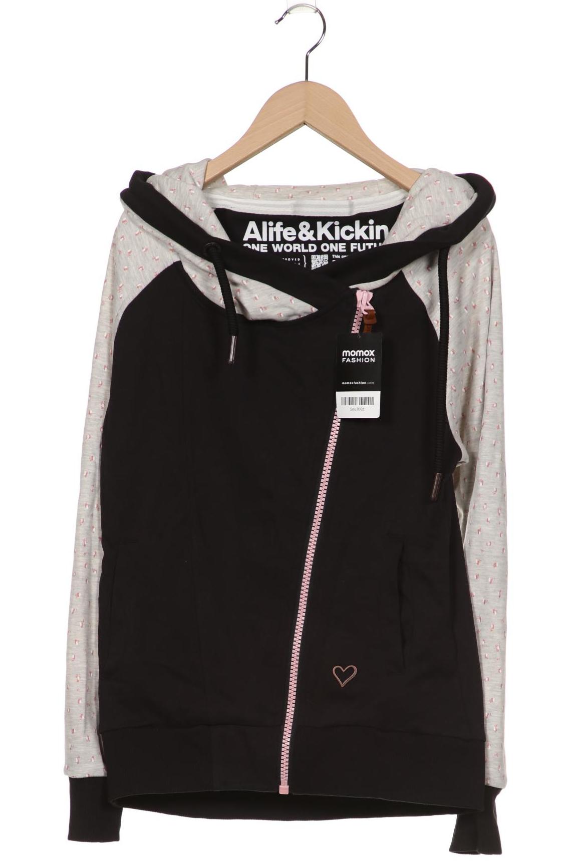 

Alife & Kickin Damen Kapuzenpullover, schwarz