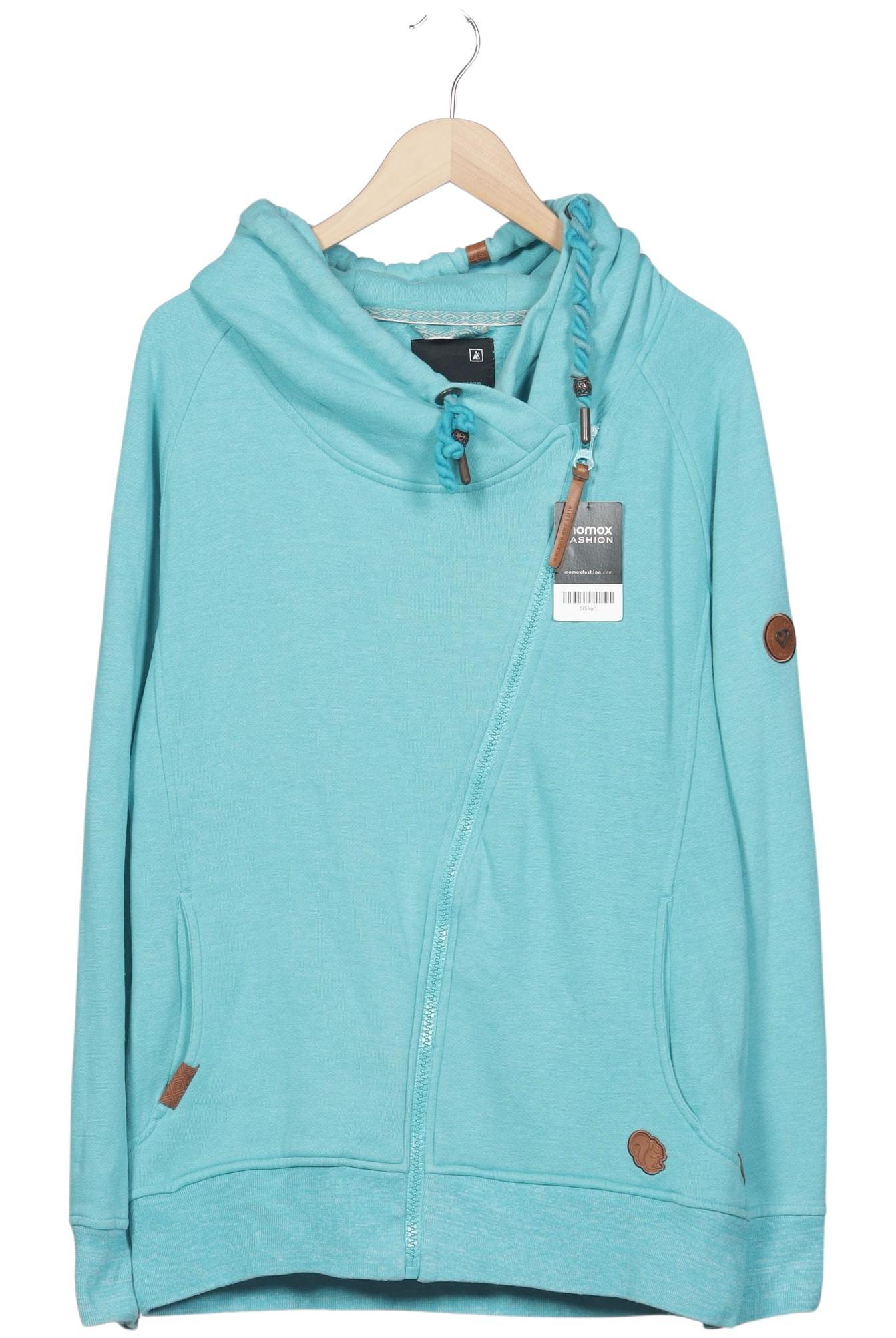 

Alife & Kickin Damen Kapuzenpullover, türkis, Gr. 44