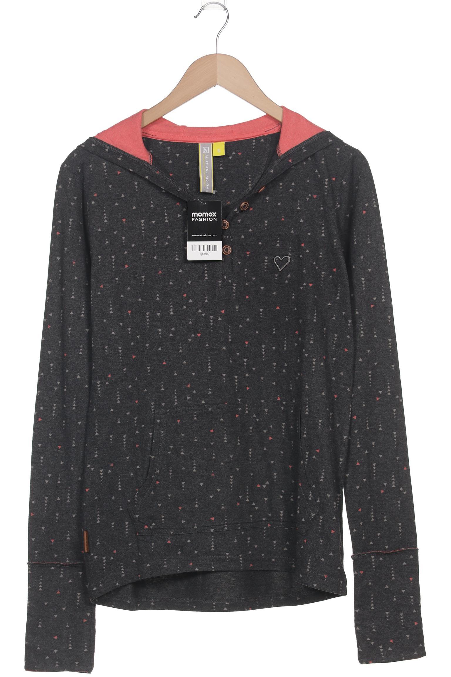 

Alife & Kickin Damen Kapuzenpullover, grau, Gr. 36