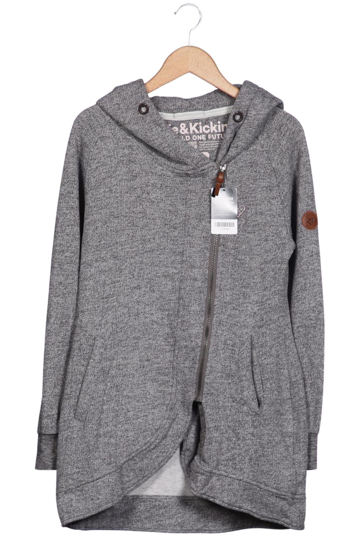 

Alife & Kickin Damen Kapuzenpullover, grau, Gr. 38