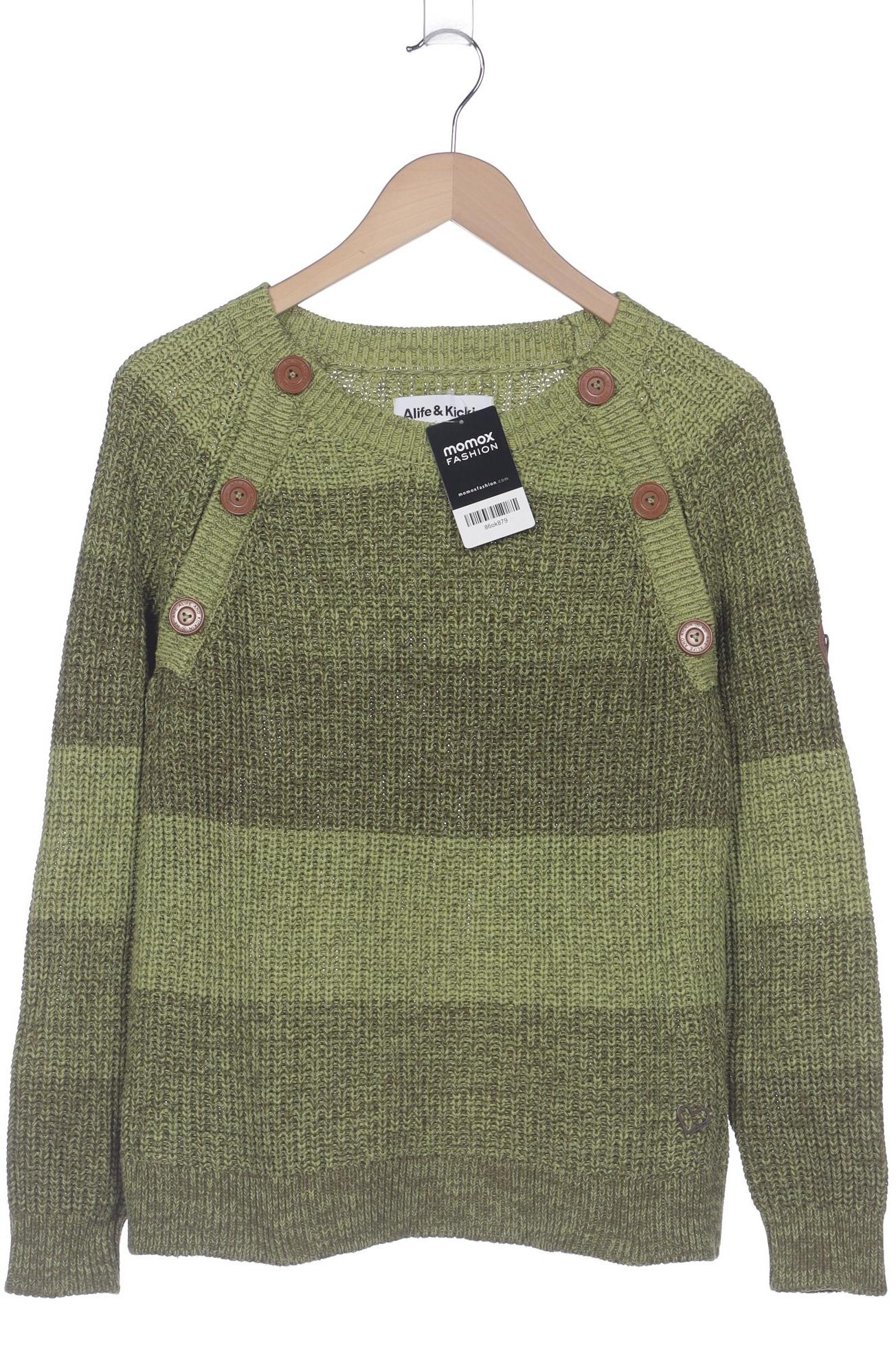 

Alife & Kickin Damen Pullover, grün, Gr. 38