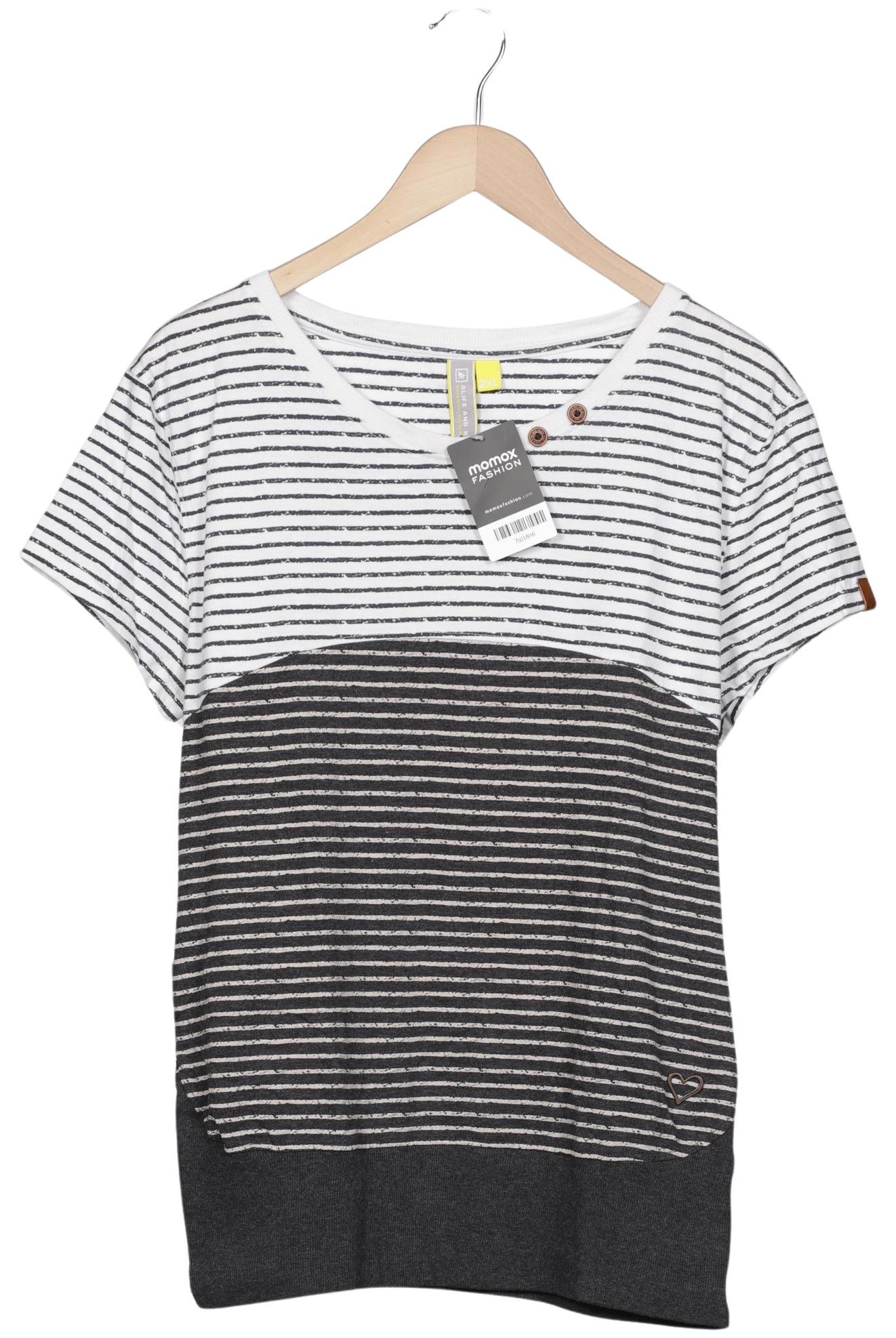 

Alife & Kickin Damen T-Shirt, grau, Gr. 46