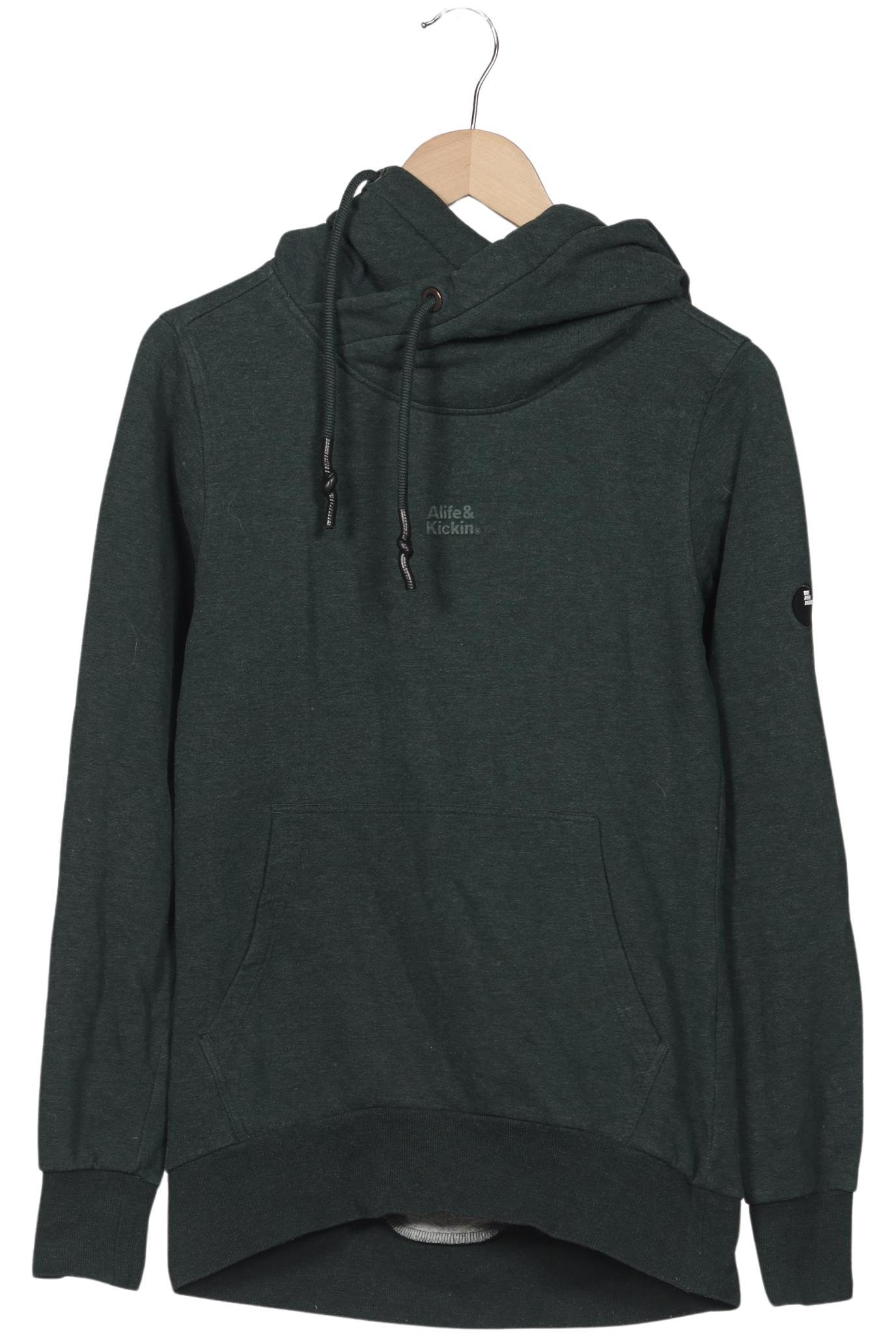 

Alife & Kickin Damen Kapuzenpullover, grün, Gr. 36