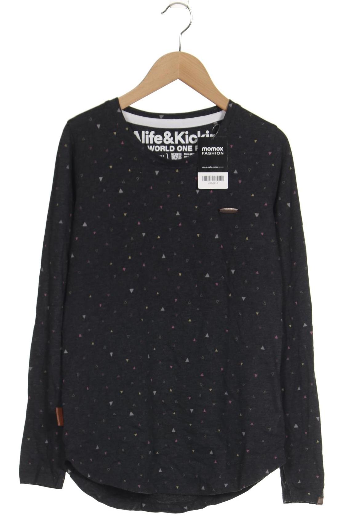 

Alife & Kickin Damen Langarmshirt, grau, Gr. 34