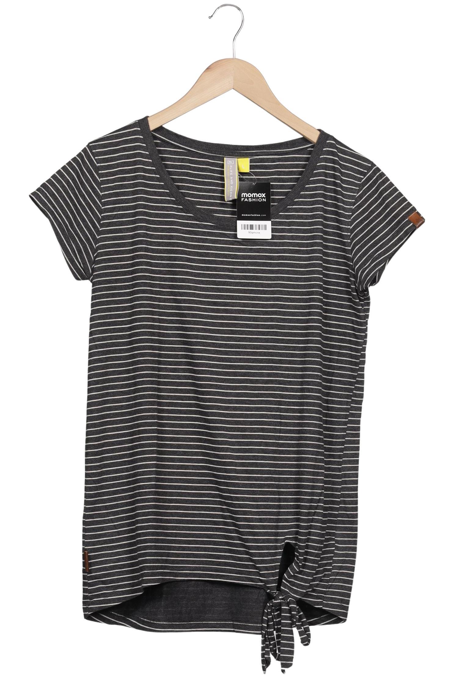 

Alife & Kickin Damen T-Shirt, grau, Gr. 42