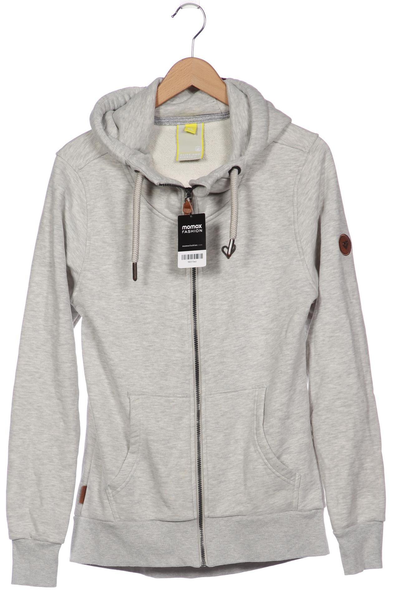 

Alife & Kickin Damen Kapuzenpullover, grau, Gr. 44