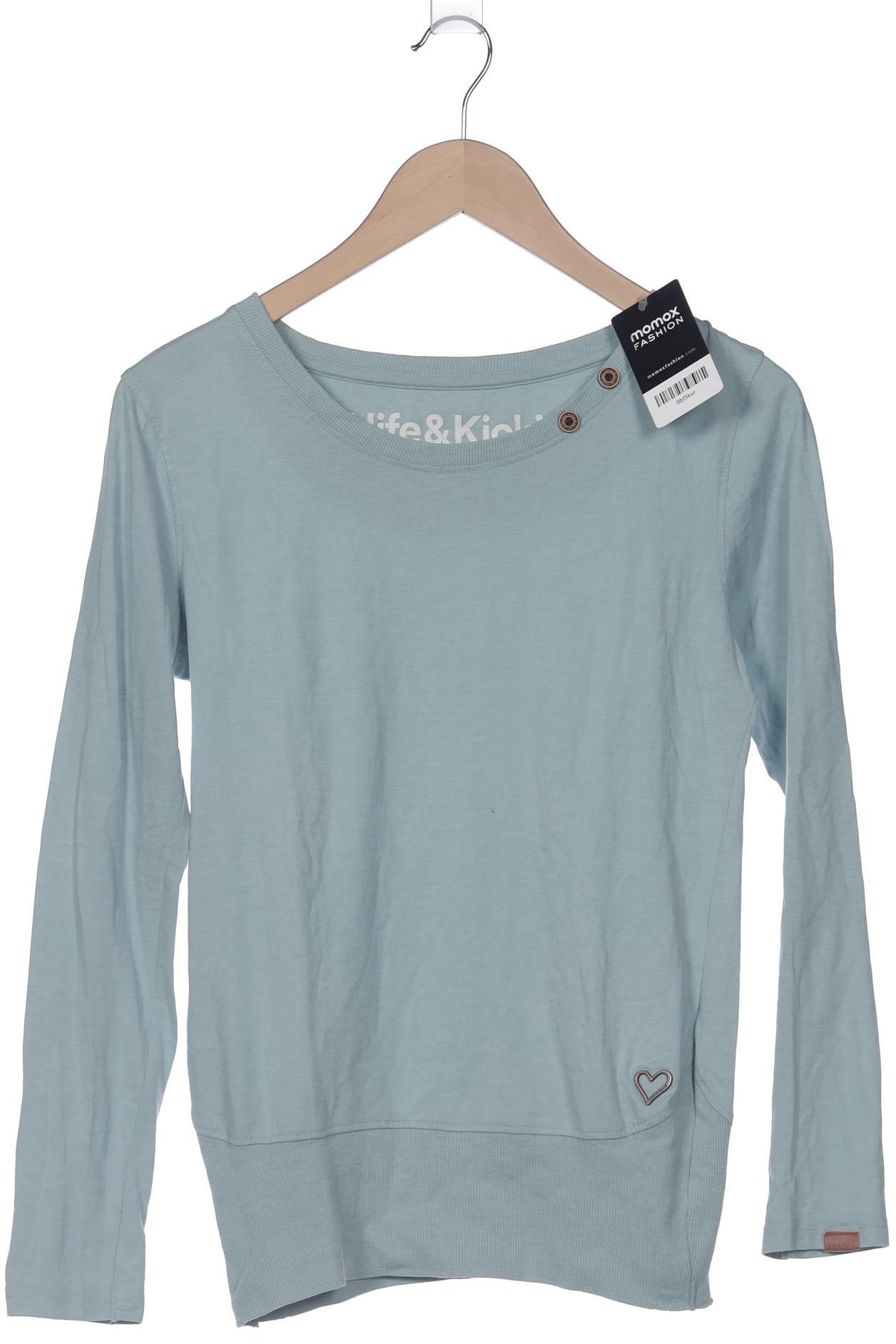 

Alife & Kickin Damen Langarmshirt, türkis, Gr. 36