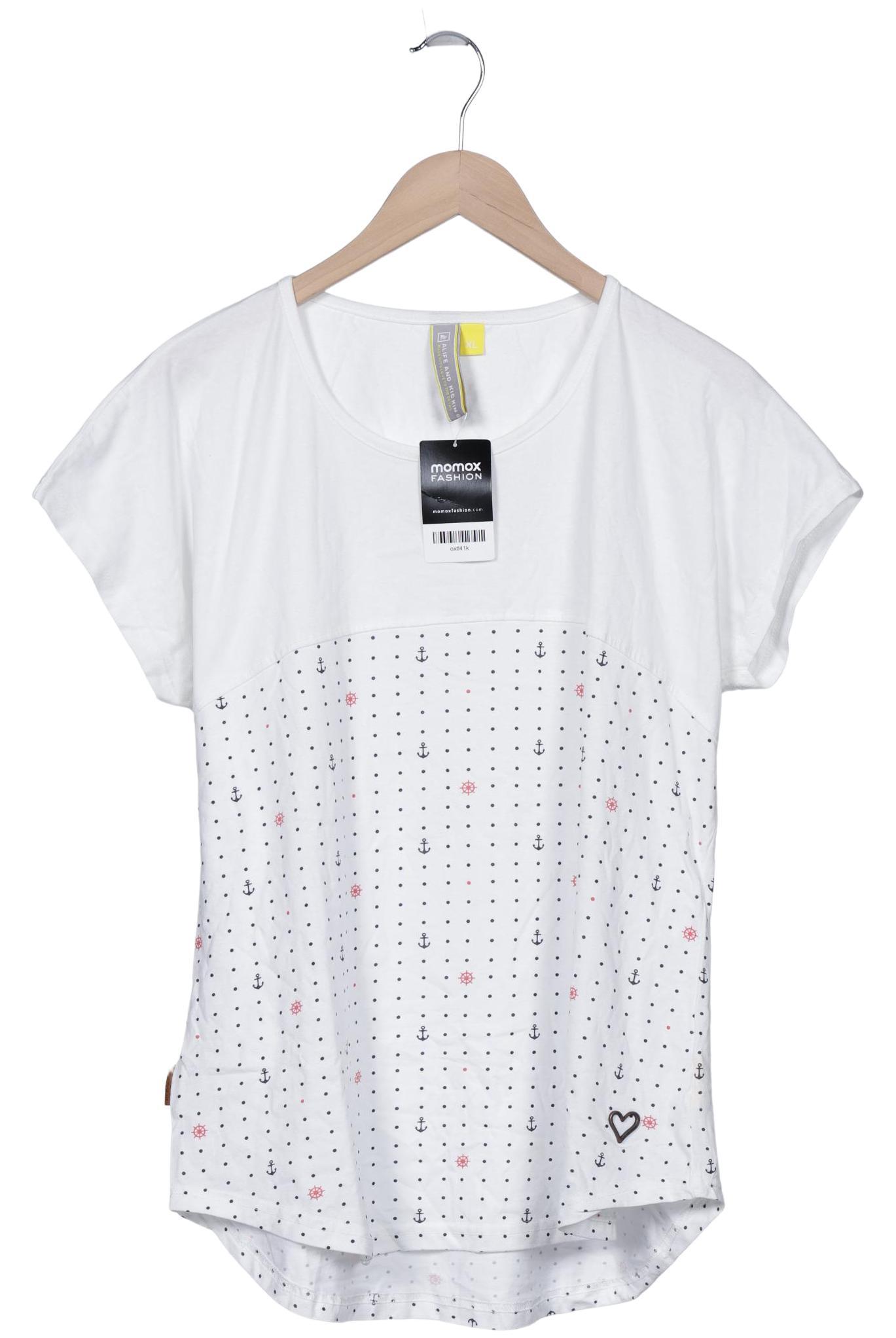 

Alife & Kickin Damen T-Shirt, weiß, Gr. 44