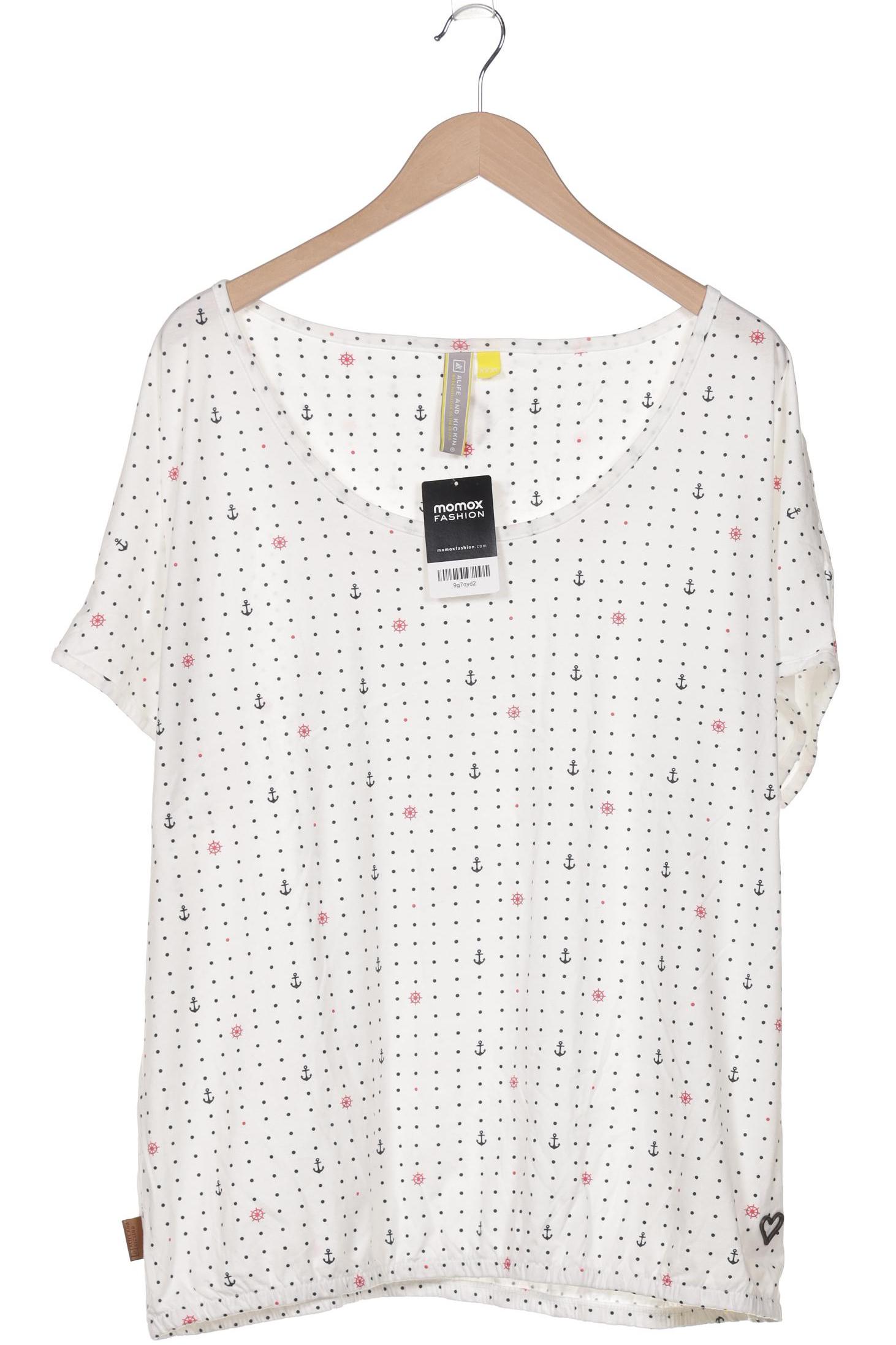 

Alife & Kickin Damen T-Shirt, weiß, Gr. 48