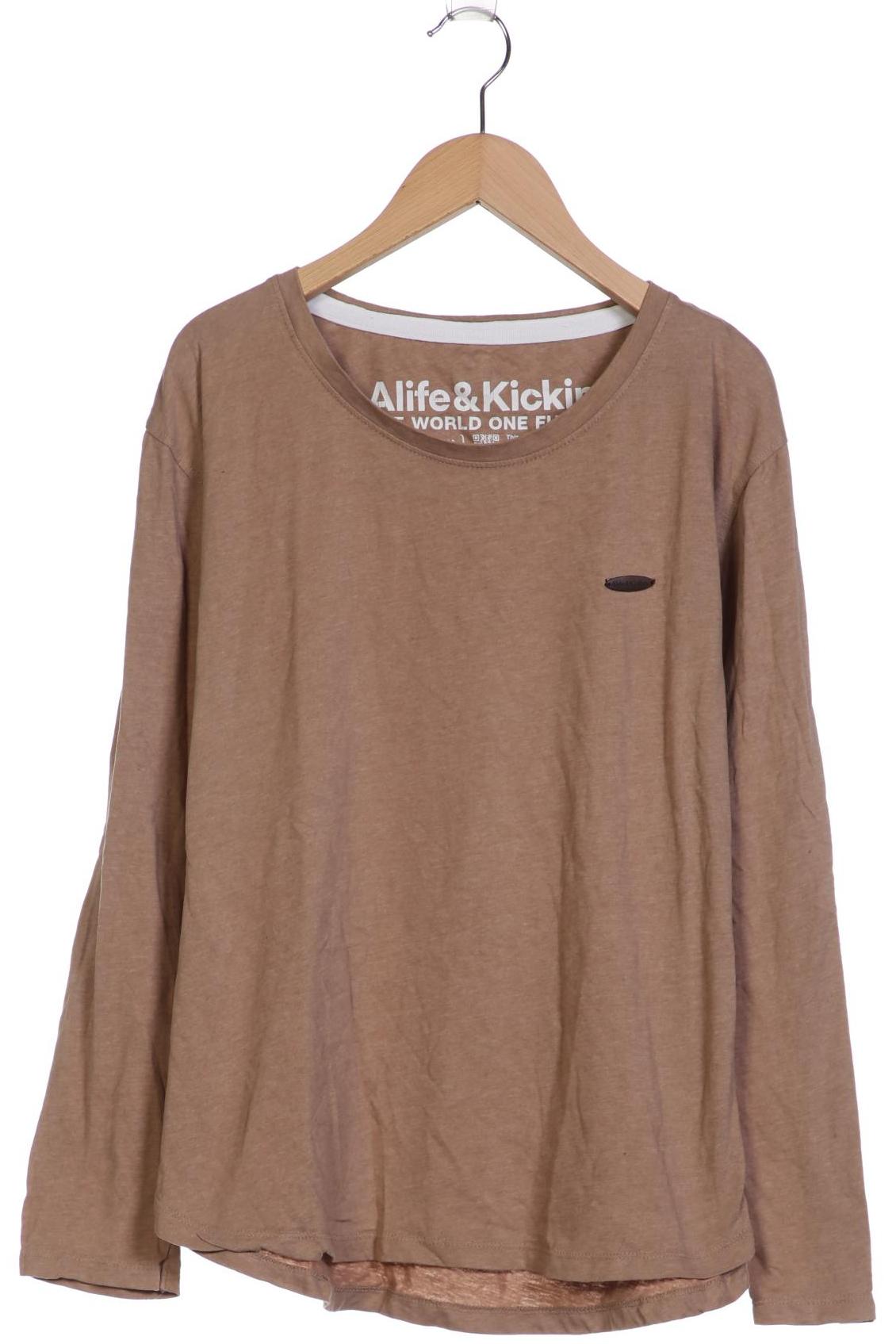 

Alife & Kickin Damen Langarmshirt, beige, Gr. 44