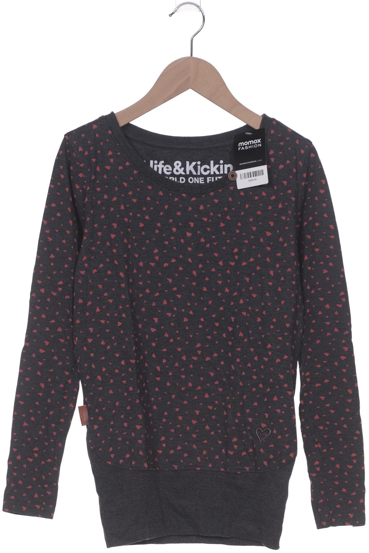 

Alife & Kickin Damen Langarmshirt, grau, Gr. 34