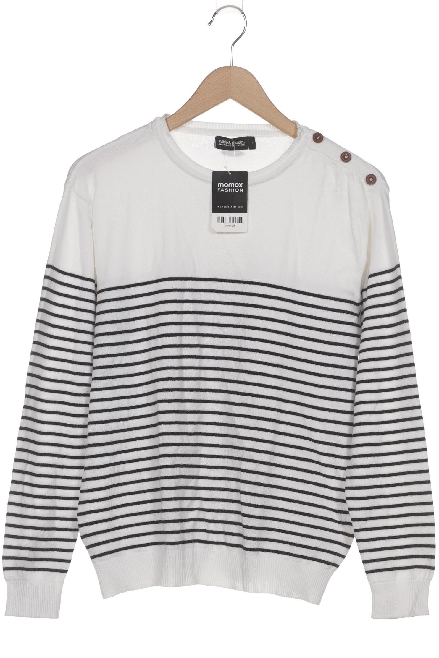

Alife & Kickin Damen Pullover, weiß, Gr. 42