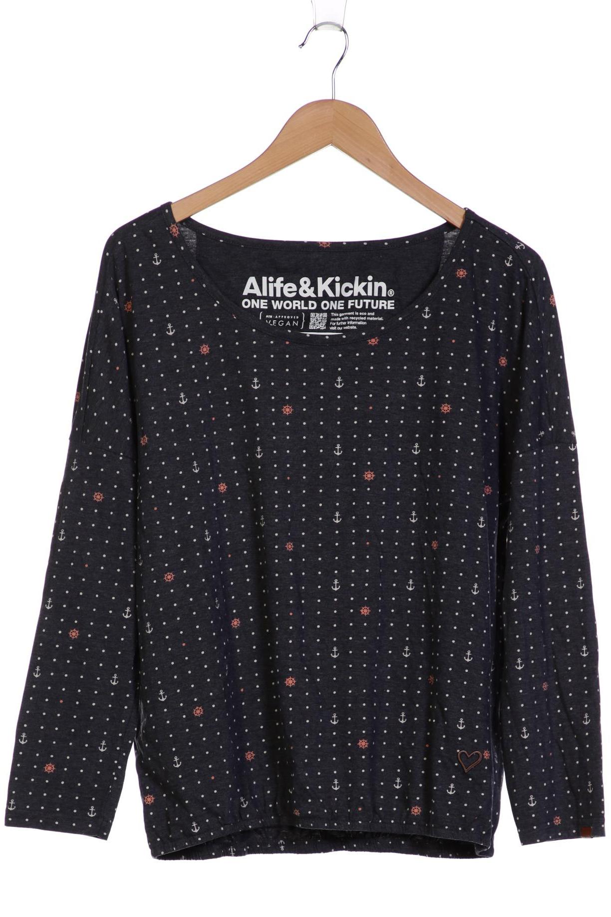 

Alife & Kickin Damen Langarmshirt, grau, Gr. 38