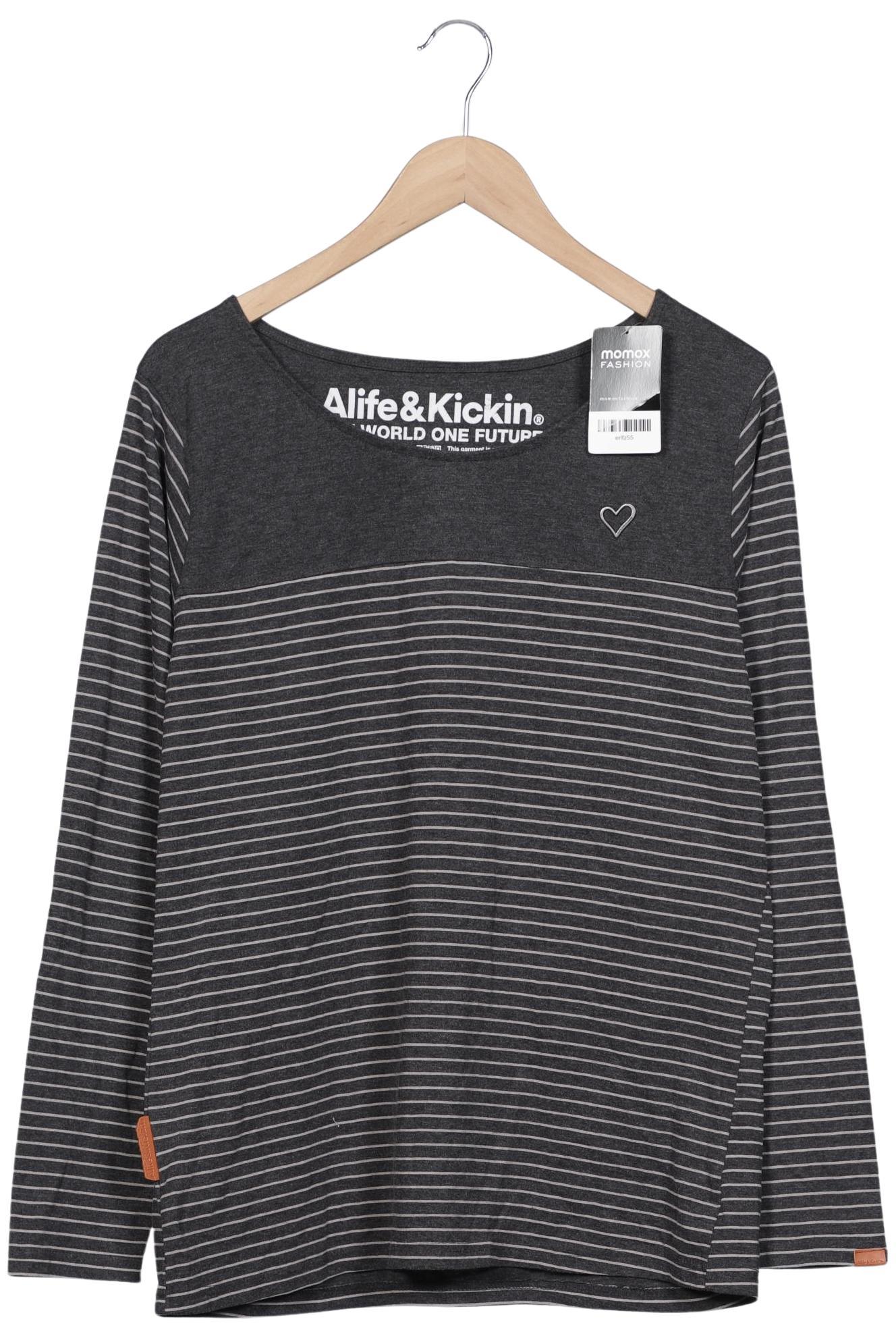 

Alife & Kickin Damen Langarmshirt, grau, Gr. 44