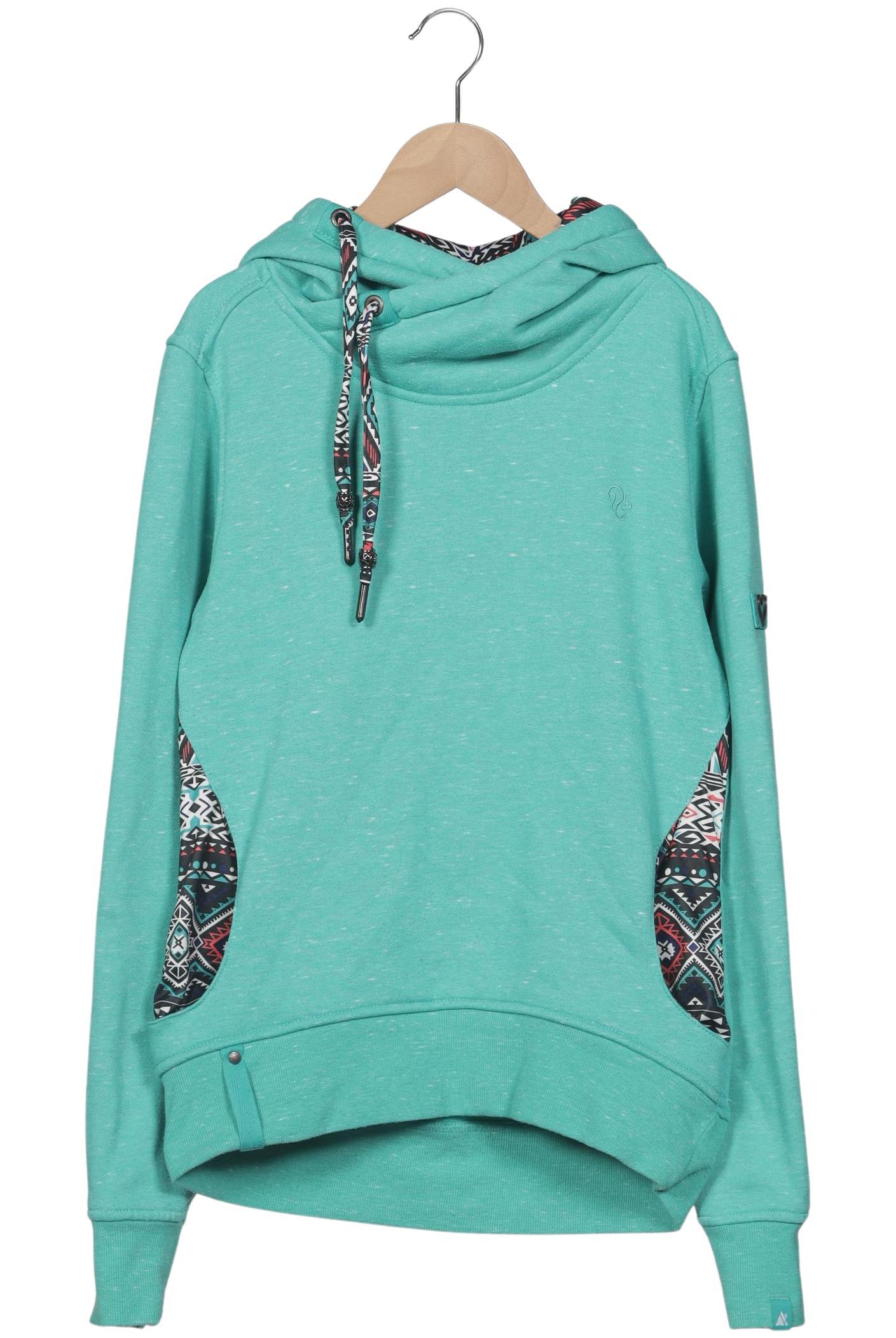 

Alife & Kickin Damen Kapuzenpullover, türkis, Gr. 38