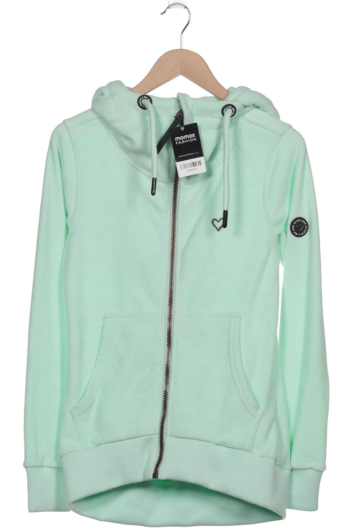 

Alife & Kickin Damen Kapuzenpullover, türkis, Gr. 36