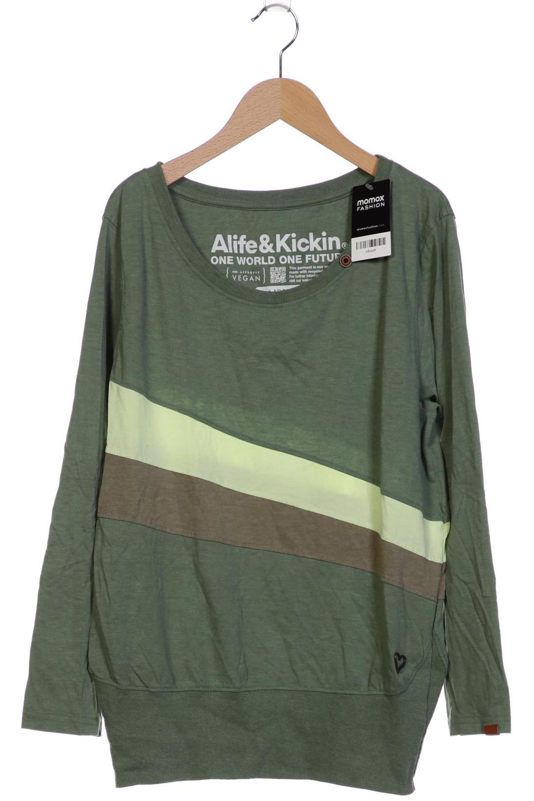 

Alife & Kickin Damen Langarmshirt, hellgrün, Gr. 42