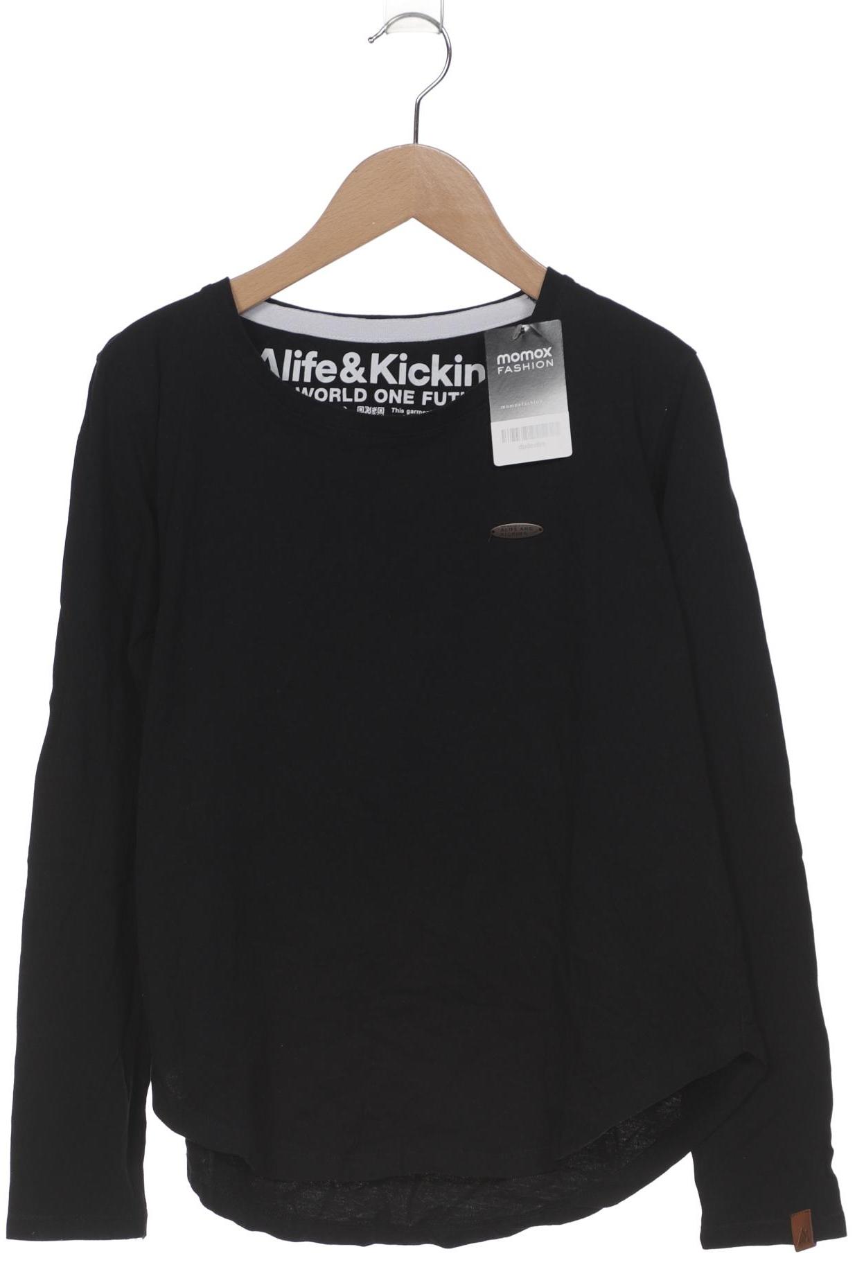 

Alife & Kickin Damen Langarmshirt, schwarz, Gr. 36