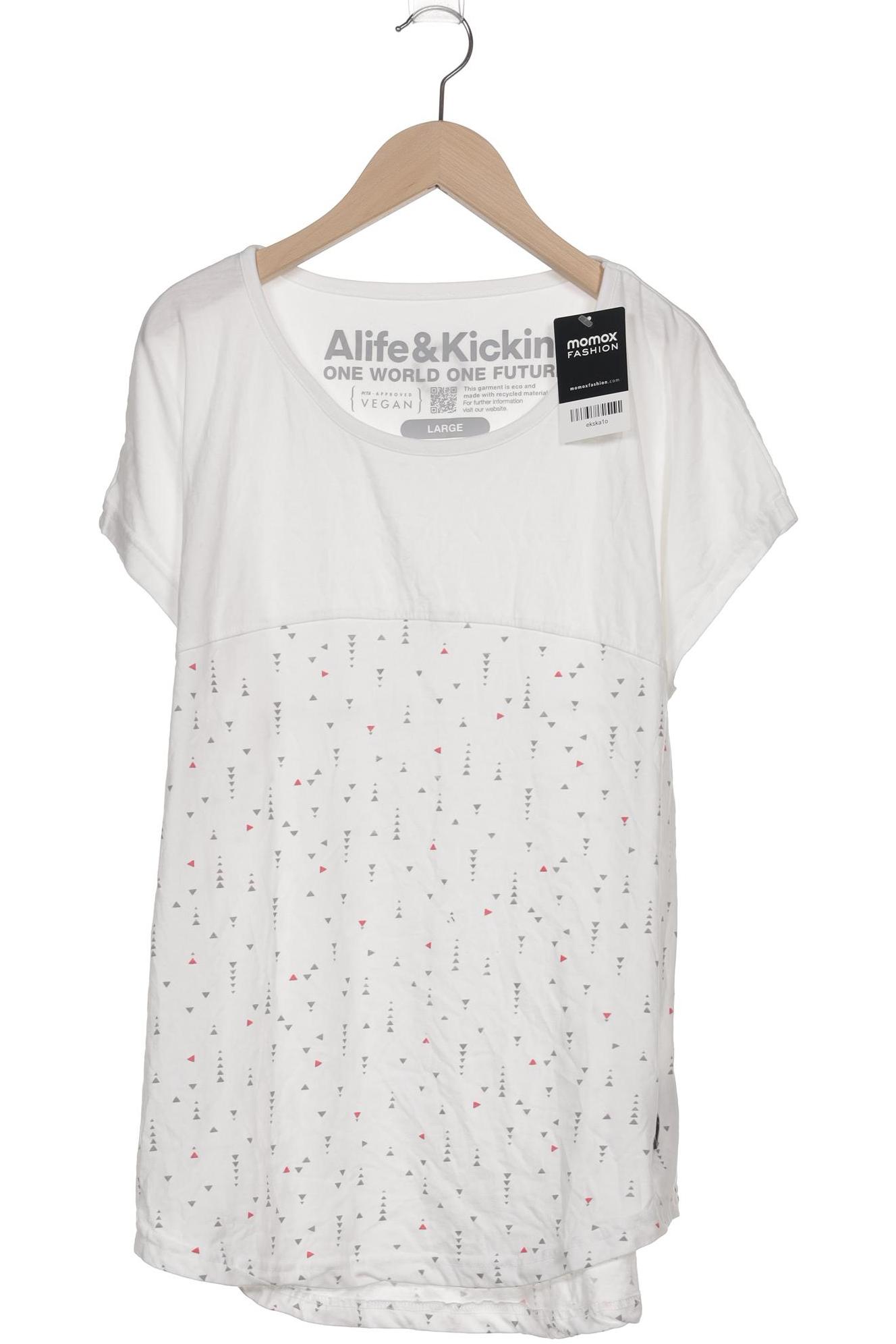 

Alife & Kickin Damen T-Shirt, weiß, Gr. 42