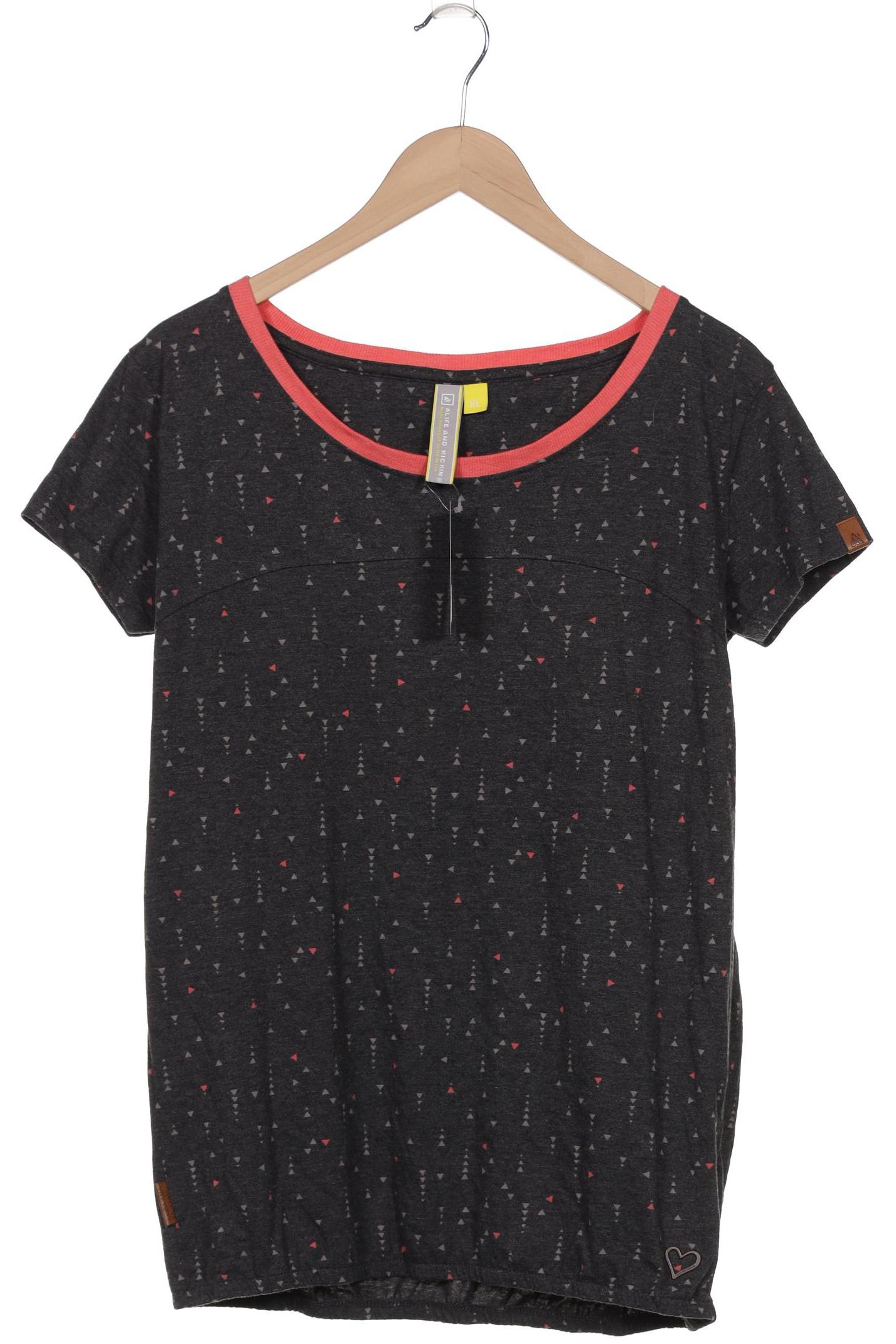 

Alife & Kickin Damen T-Shirt, grau, Gr. 44