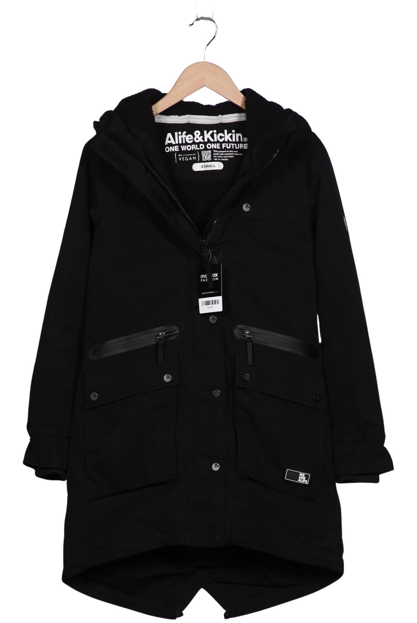 

Alife & Kickin Damen Mantel, schwarz, Gr. 34