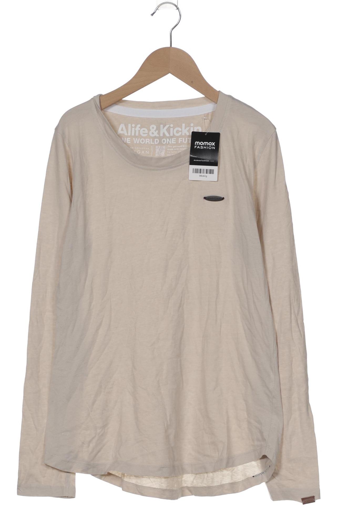 

Alife & Kickin Damen Langarmshirt, beige, Gr. 38