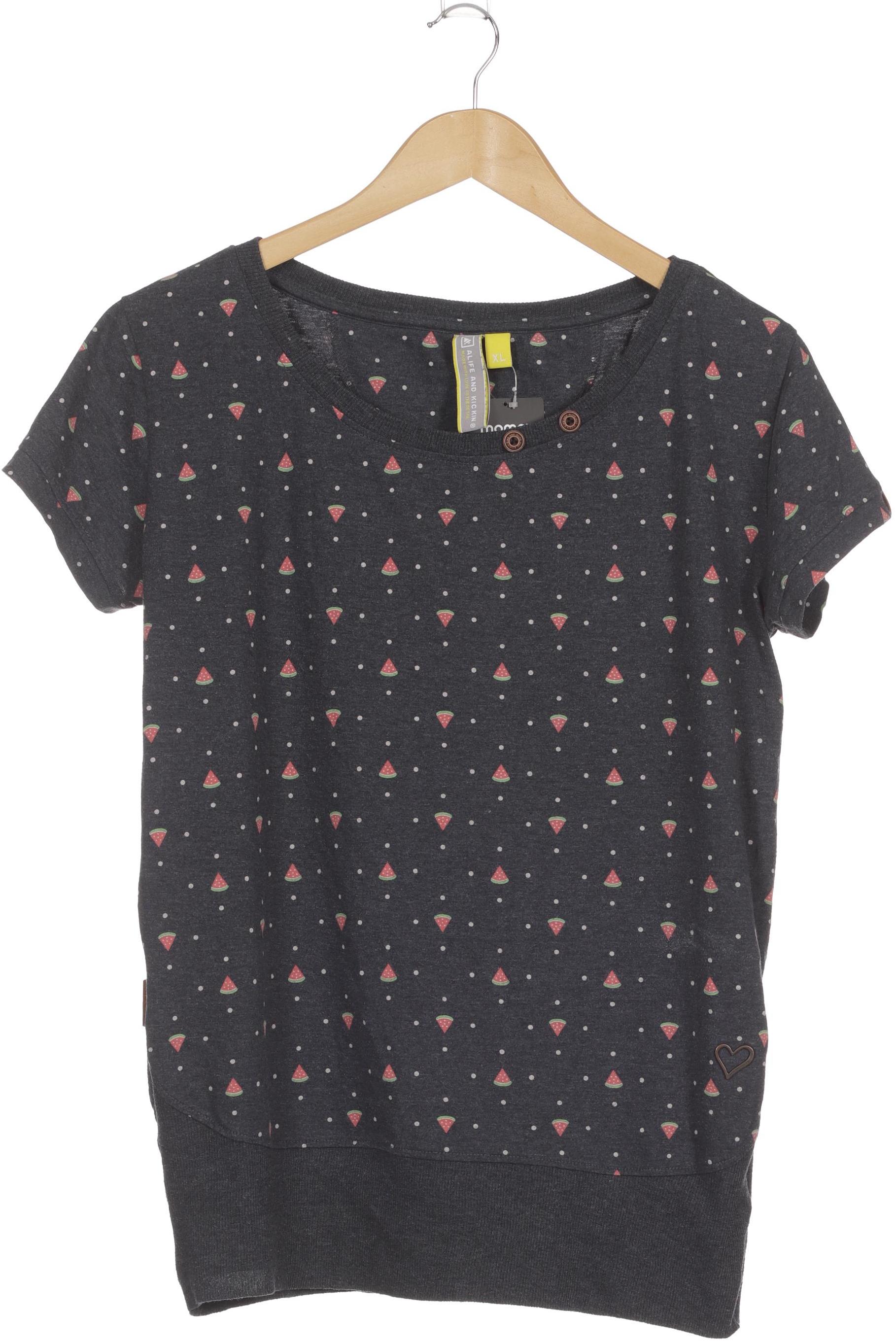 

Alife & Kickin Damen T-Shirt, grau, Gr. 44