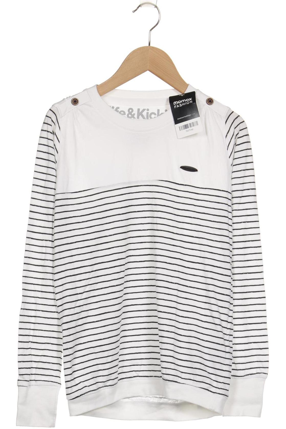 

Alife & Kickin Damen Langarmshirt, weiß, Gr. 34