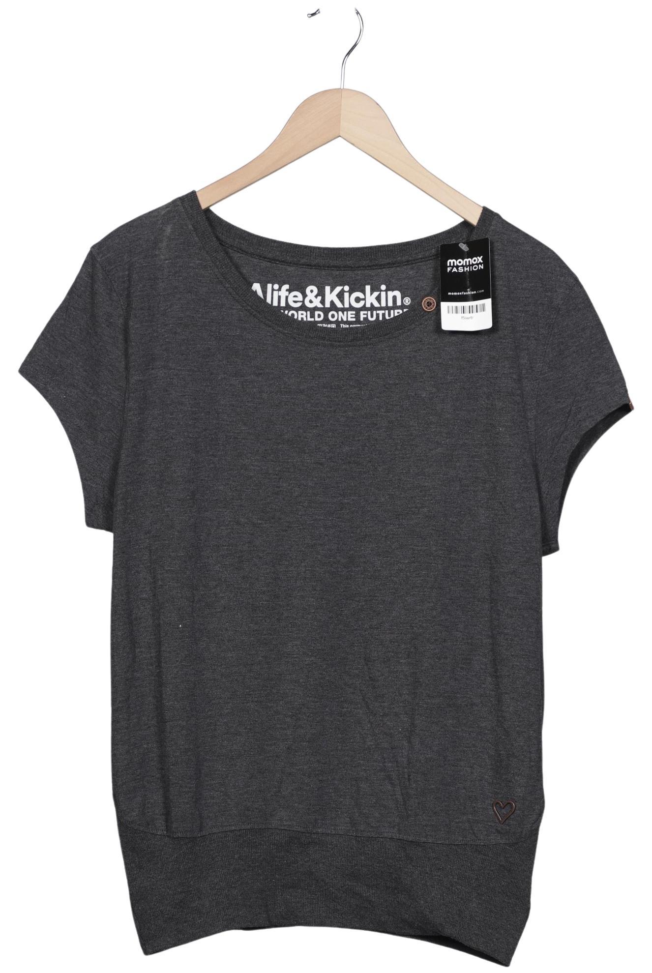 

Alife & Kickin Damen T-Shirt, grau, Gr. 44