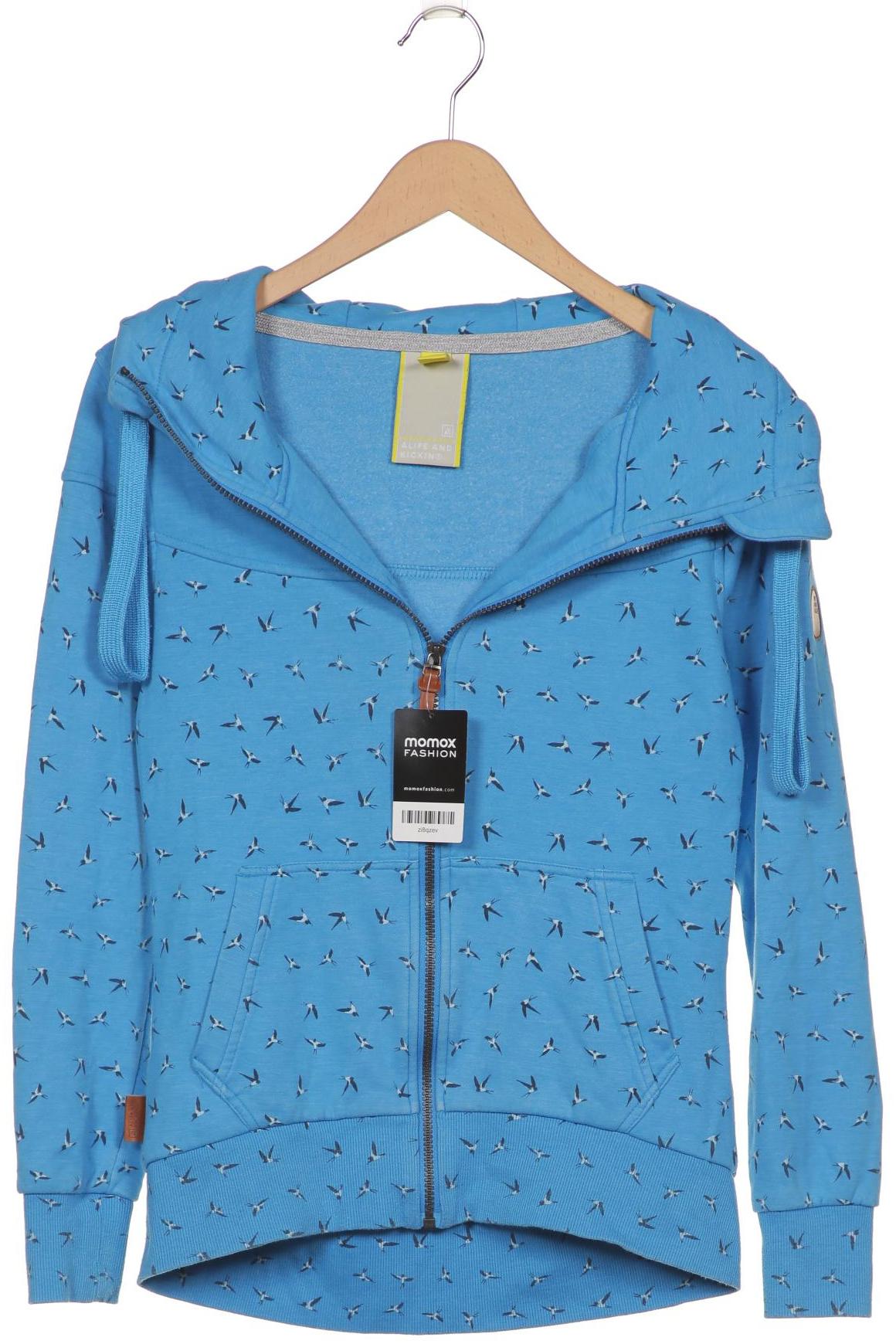

Alife & Kickin Damen Kapuzenpullover, blau