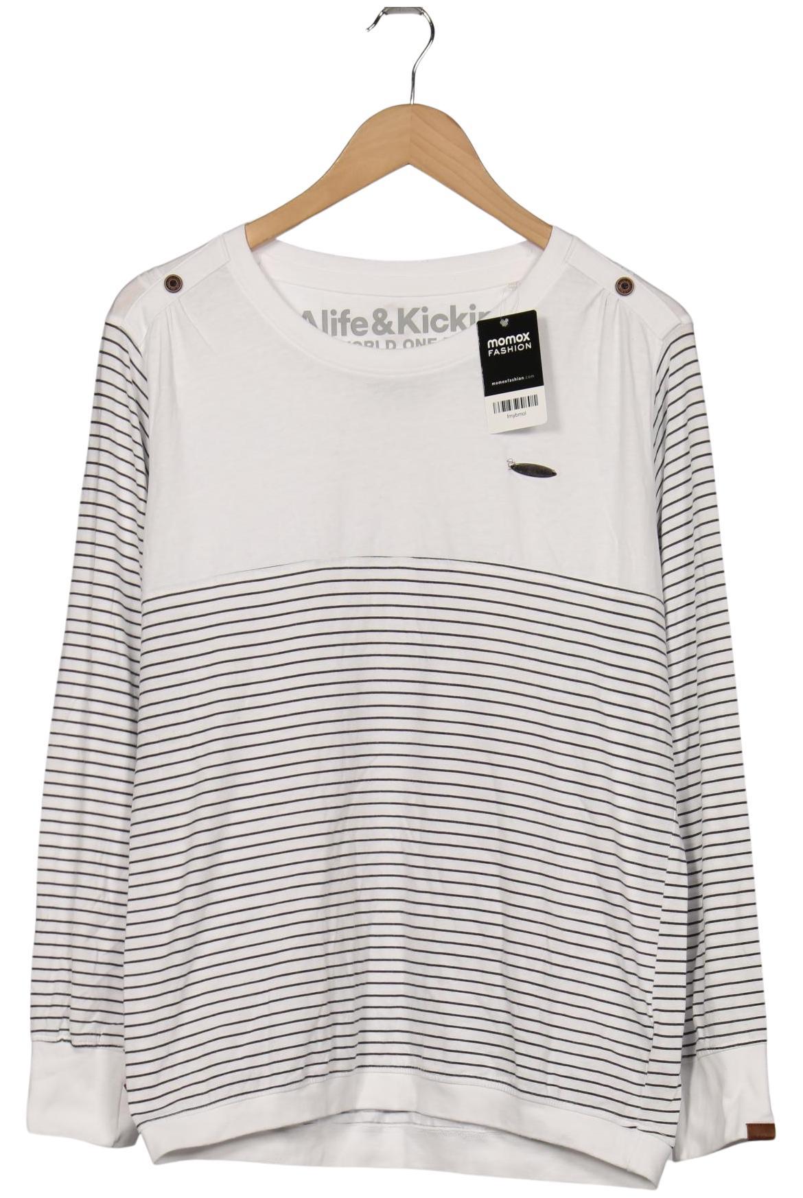 

Alife & Kickin Damen Langarmshirt, weiß, Gr. 44