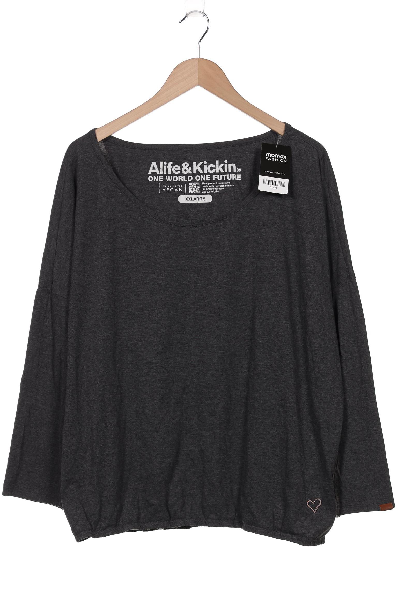 

Alife & Kickin Damen Langarmshirt, grau, Gr. 46