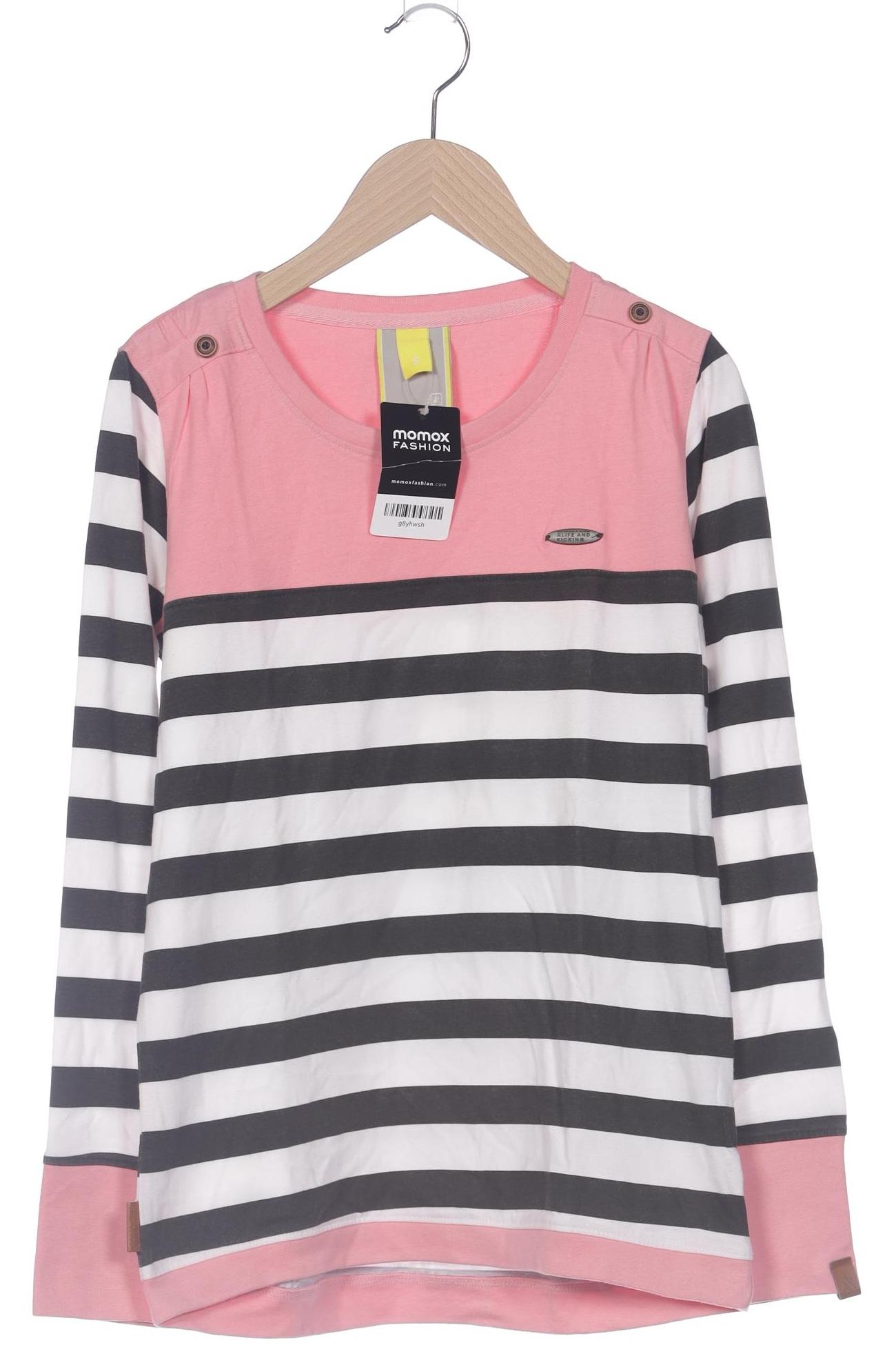 

Alife & Kickin Damen Langarmshirt, weiß, Gr. 36