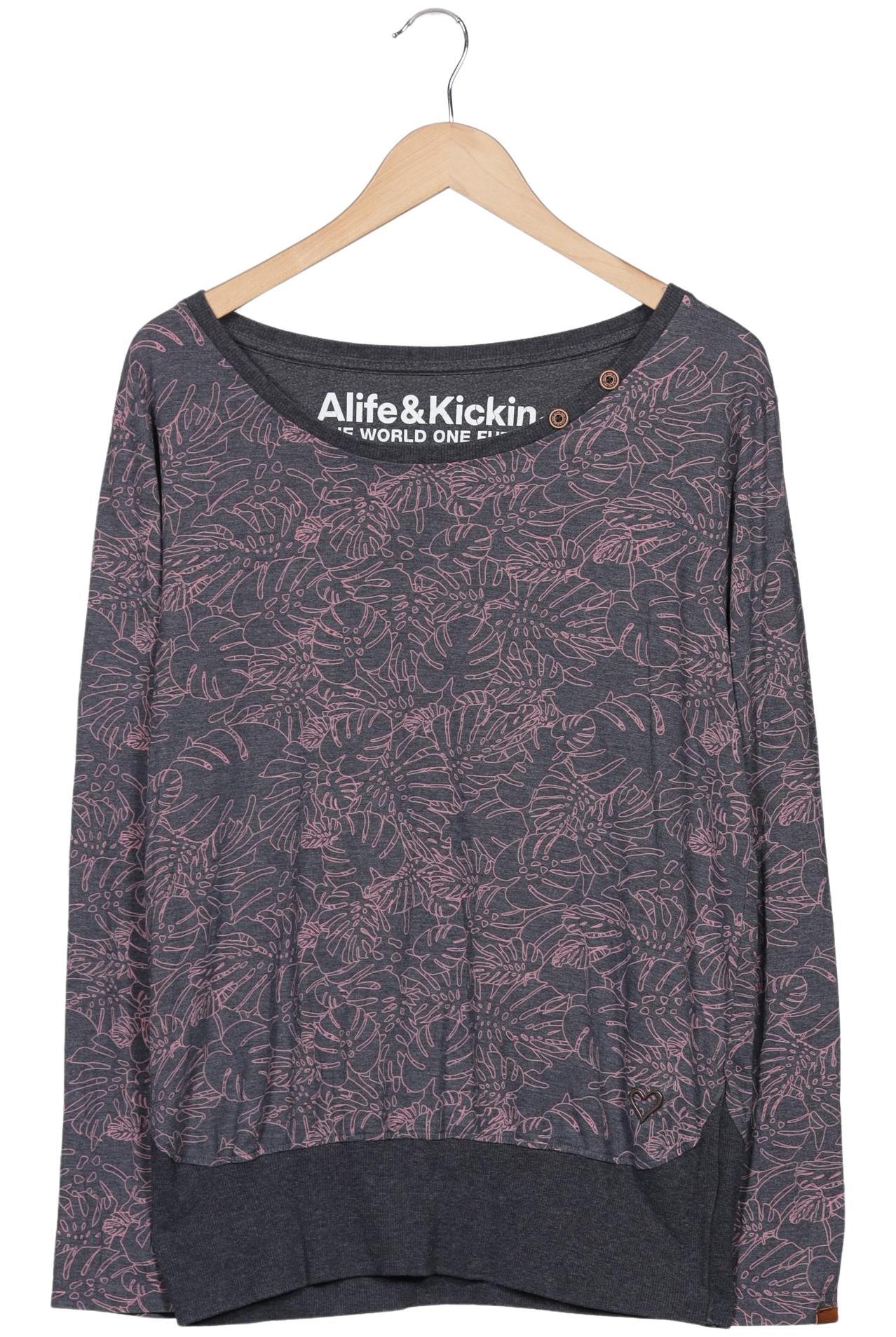 

Alife & Kickin Damen Langarmshirt, grau, Gr. 44