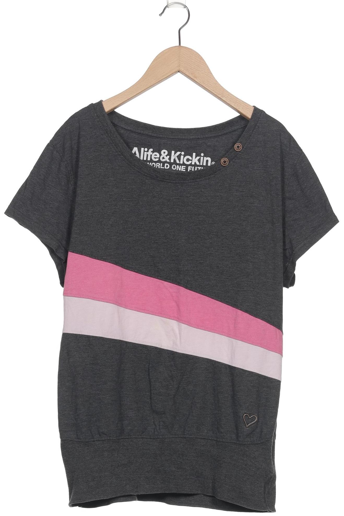 

Alife & Kickin Damen T-Shirt, grau, Gr. 44