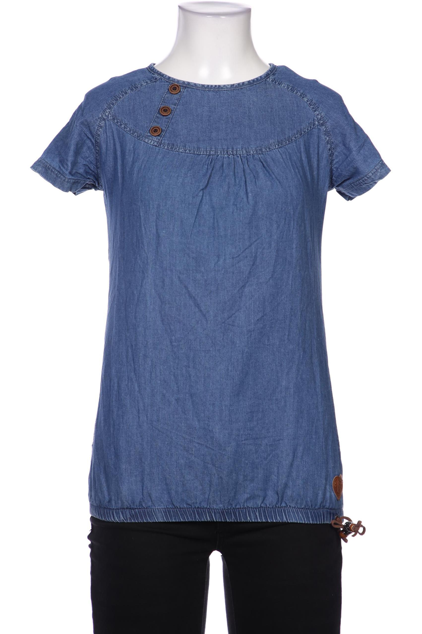 

Alife & Kickin Damen Bluse, blau, Gr. 34